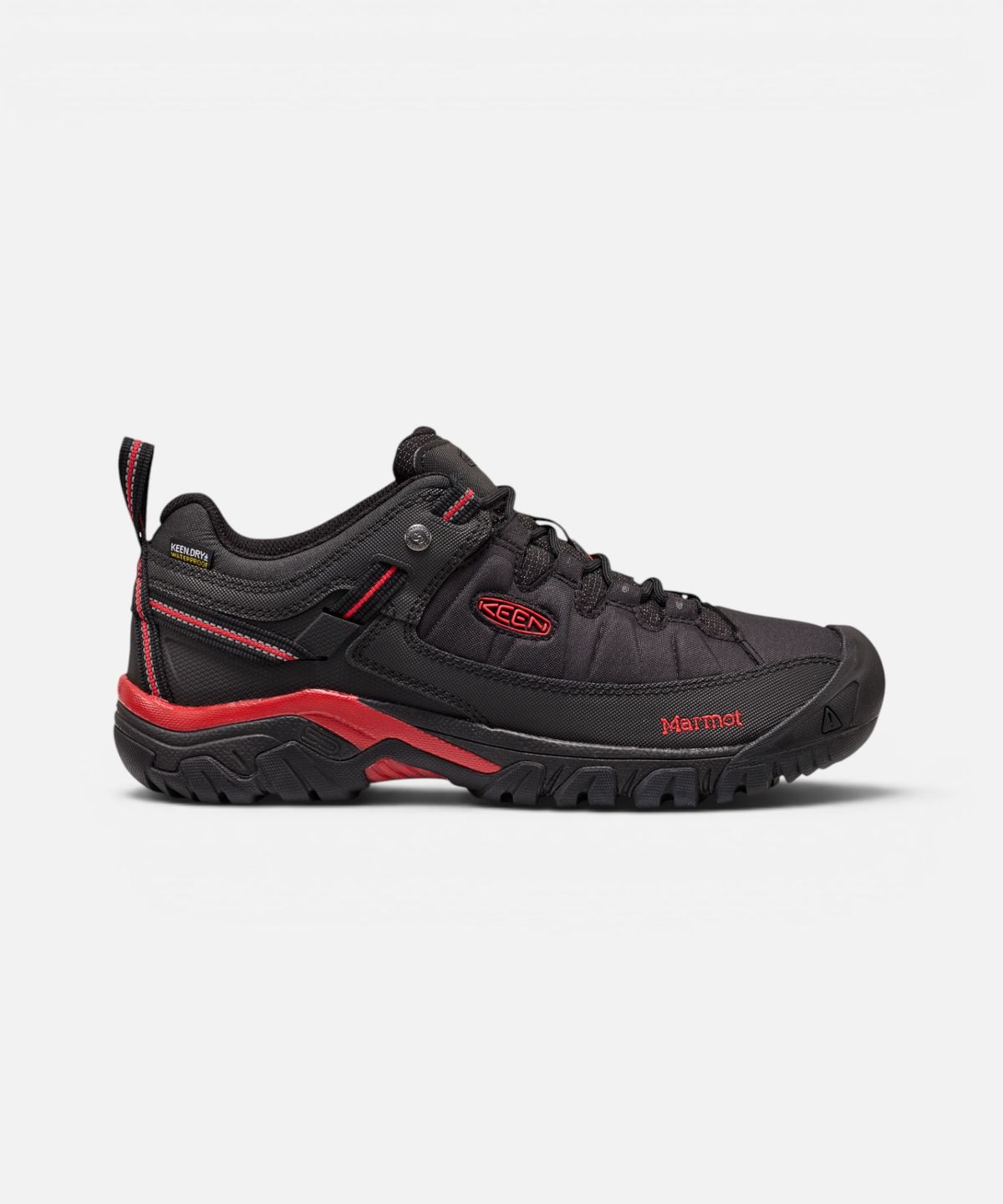 킨(KEEN) [KEEN X MARMOT] 타기 EXP 워터프루프 남성 등산화 BLACK/RED