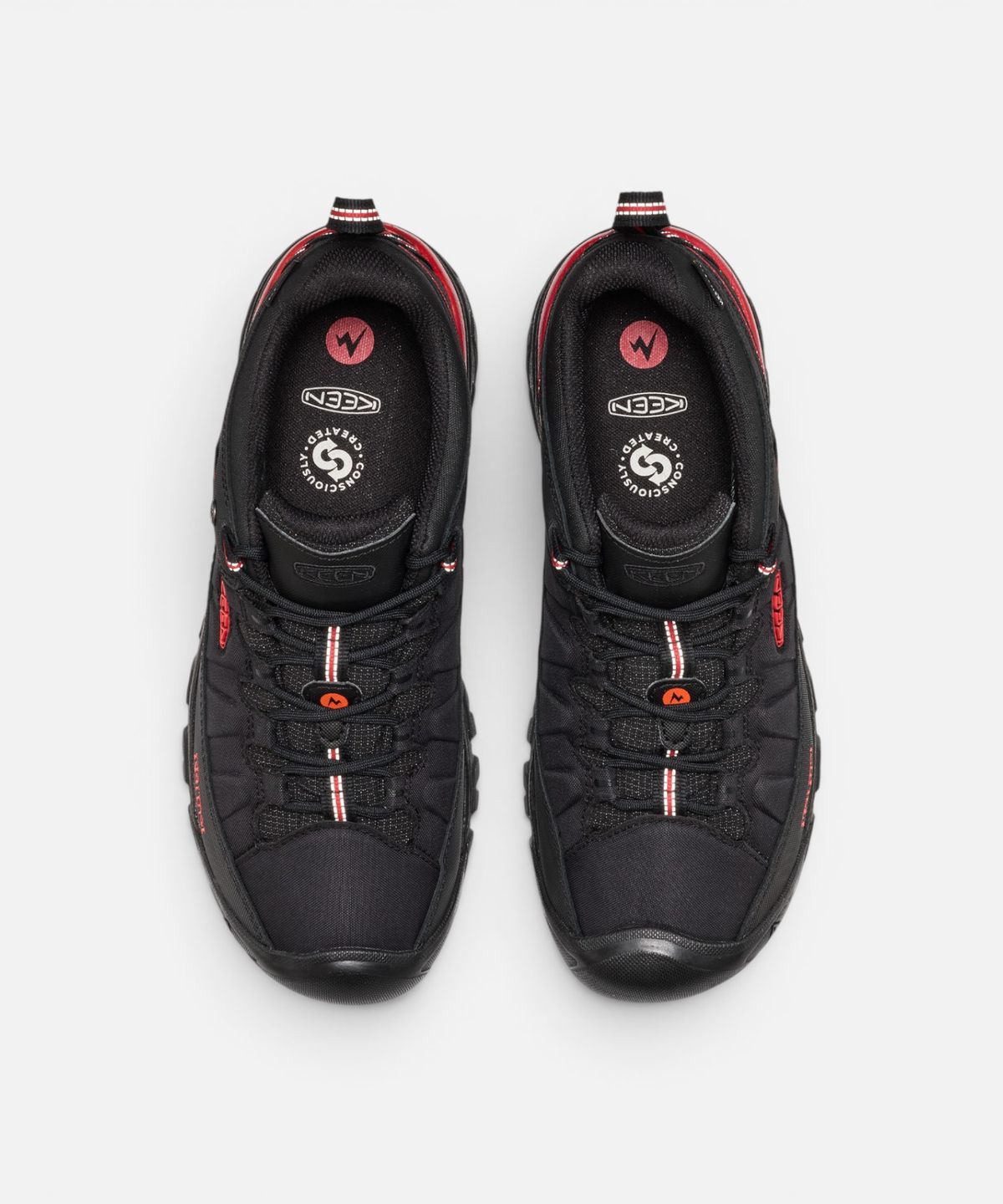 킨(KEEN) [KEEN X MARMOT] 타기 EXP 워터프루프 남성 등산화 BLACK/RED