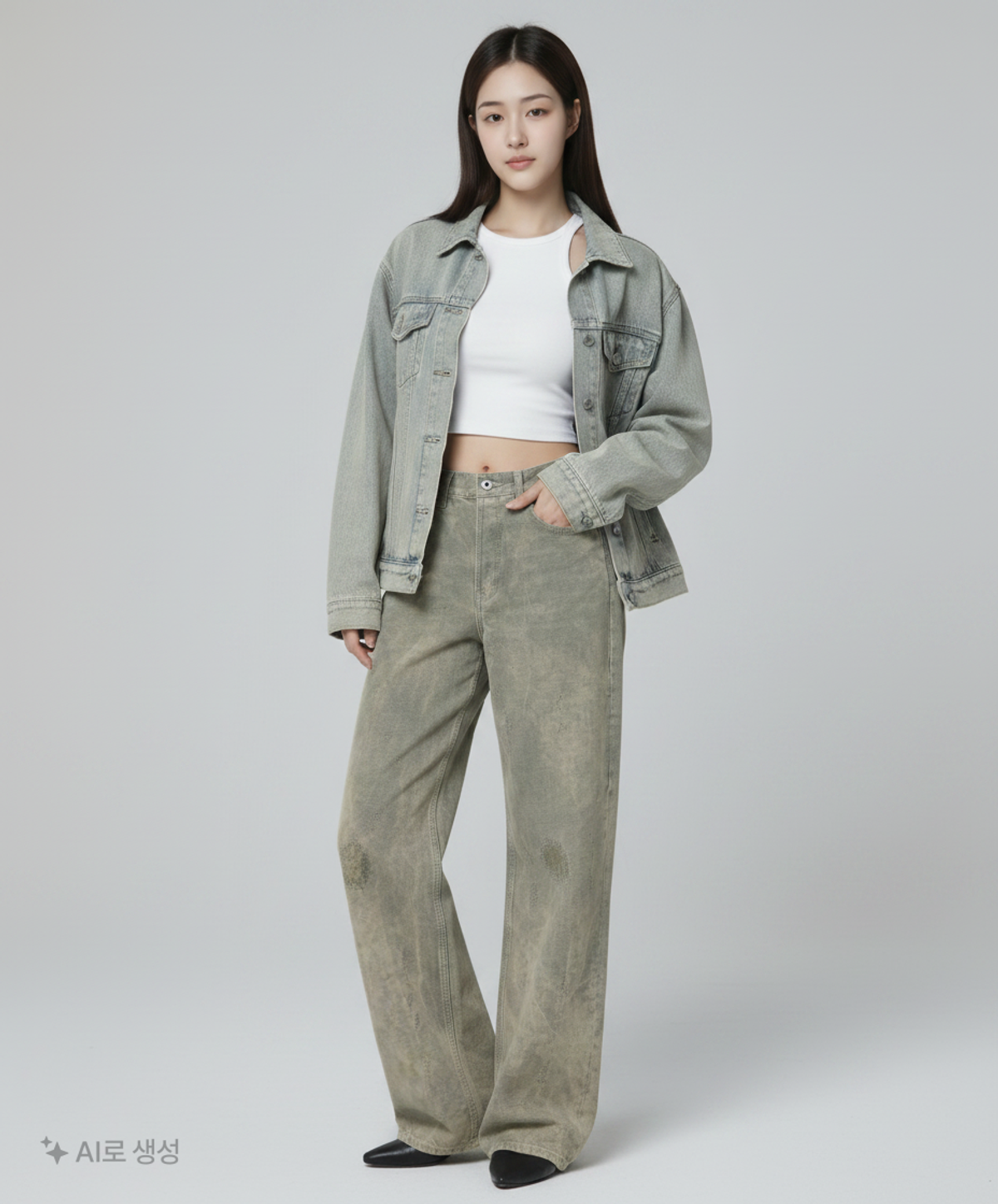 자라(ZARA) 청/데님 팬츠 36