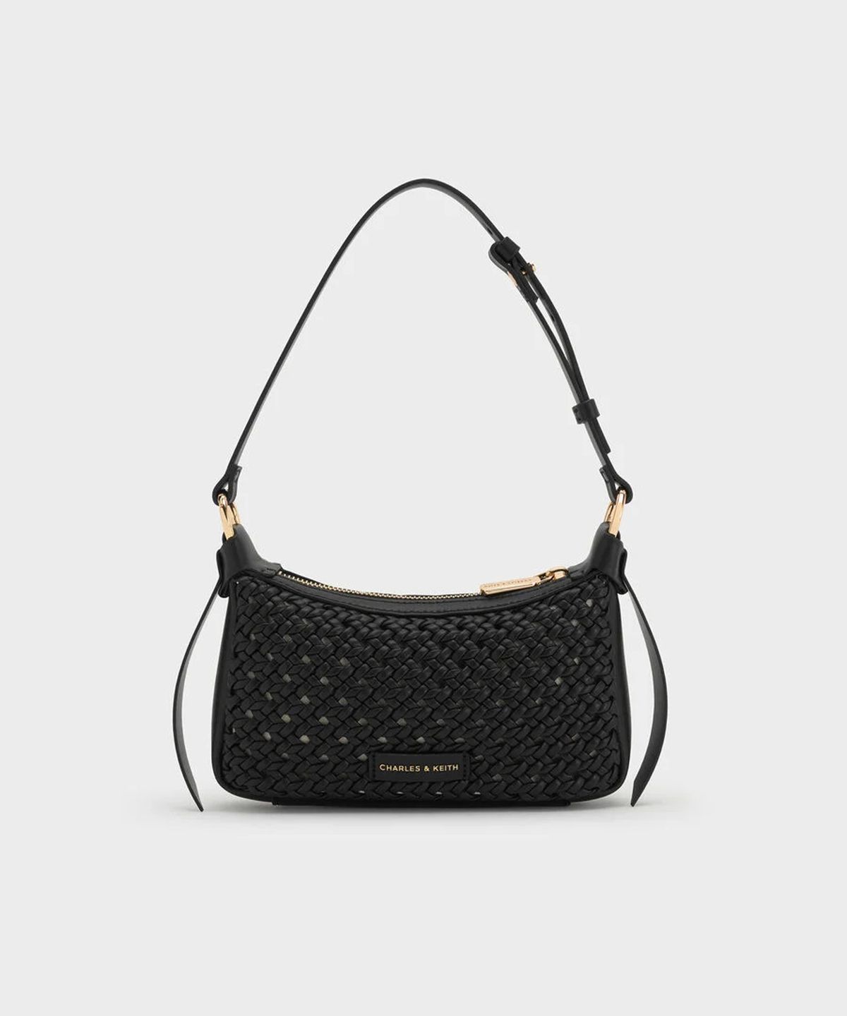 찰스앤키스(CHARLES & KEITH) 미니 칼라 우븐 숄더백 3colors CK2-20671784-2