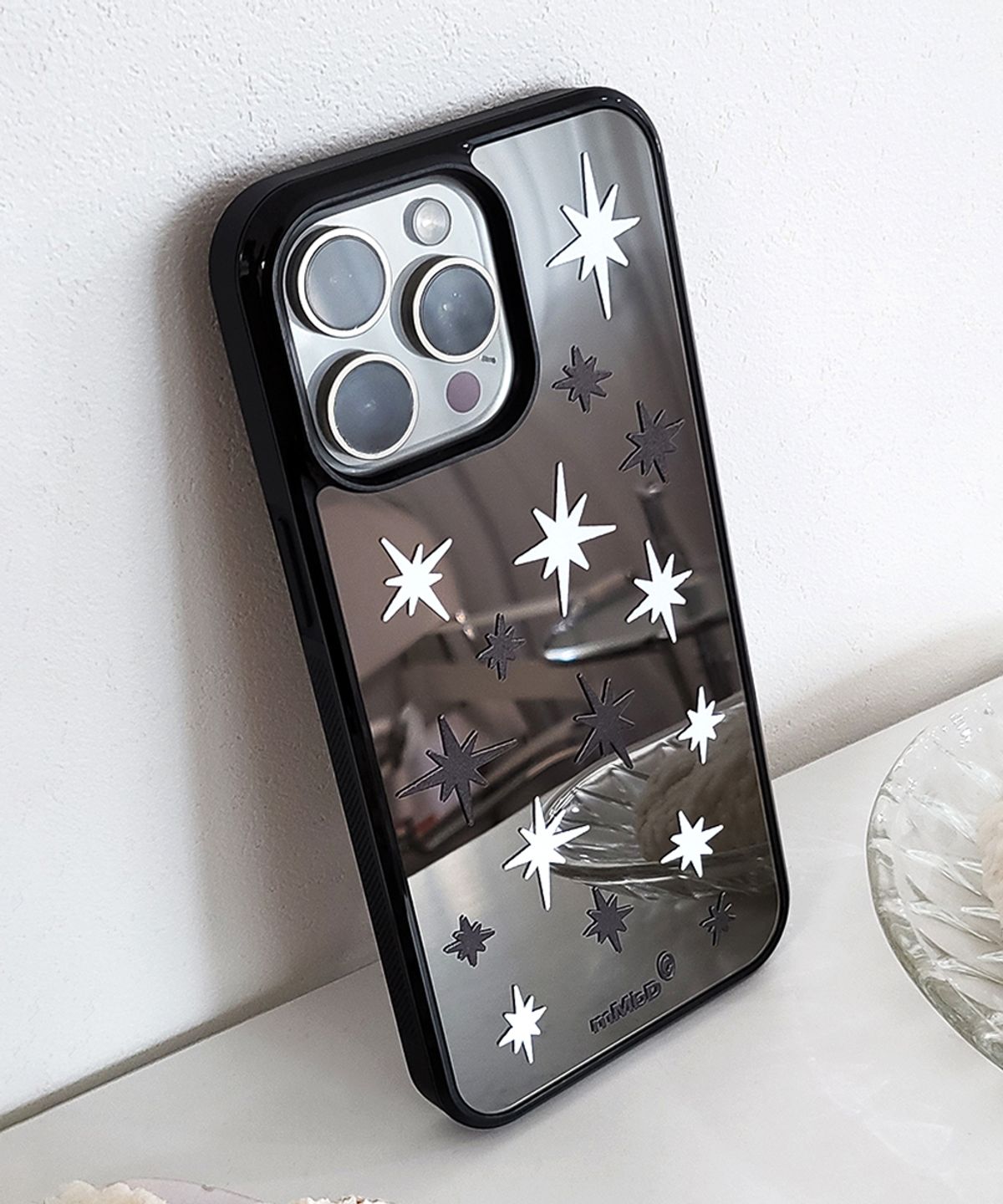 메모리즈바운더리(MEMORIESBOUNDARY) Stellar Scatter Black Mirror Phone Case (MIX / MagSafe)