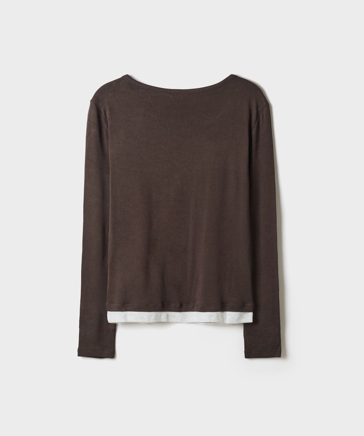 스파오(SPAO) 헨리넥 레이어드 긴팔티_SPLWG49G03