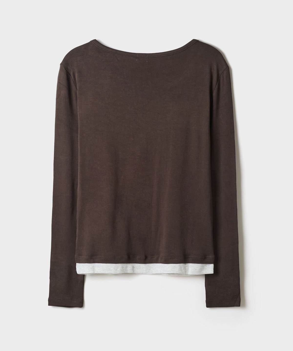 스파오(SPAO) 헨리넥 레이어드 긴팔티_SPLWG49G03