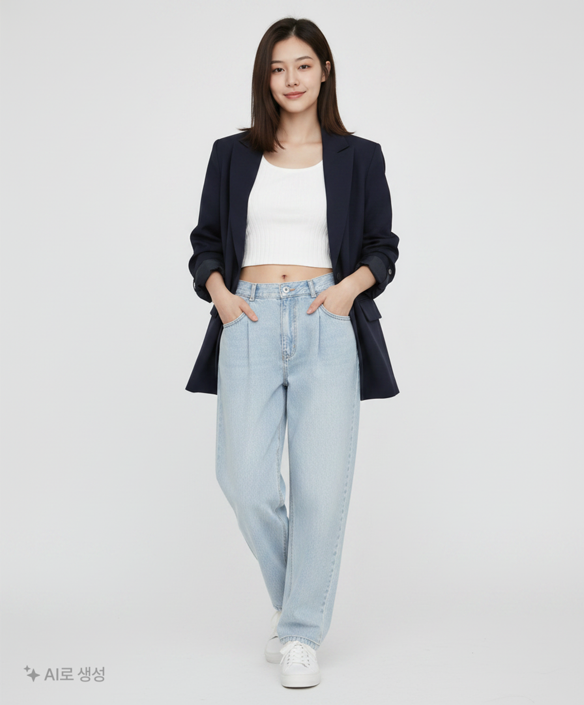 샐볼(SALBOL) 청/데님 팬츠 S