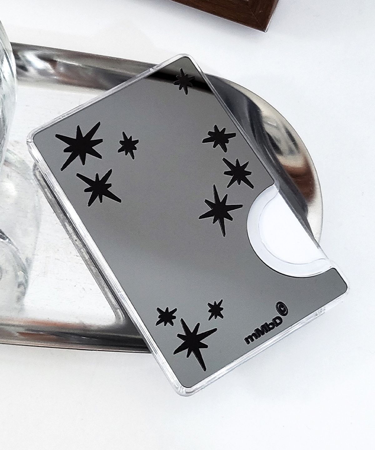 메모리즈바운더리(MEMORIESBOUNDARY) Stellar Scatter MagSafe Card Wallet BK (BlackMirror)