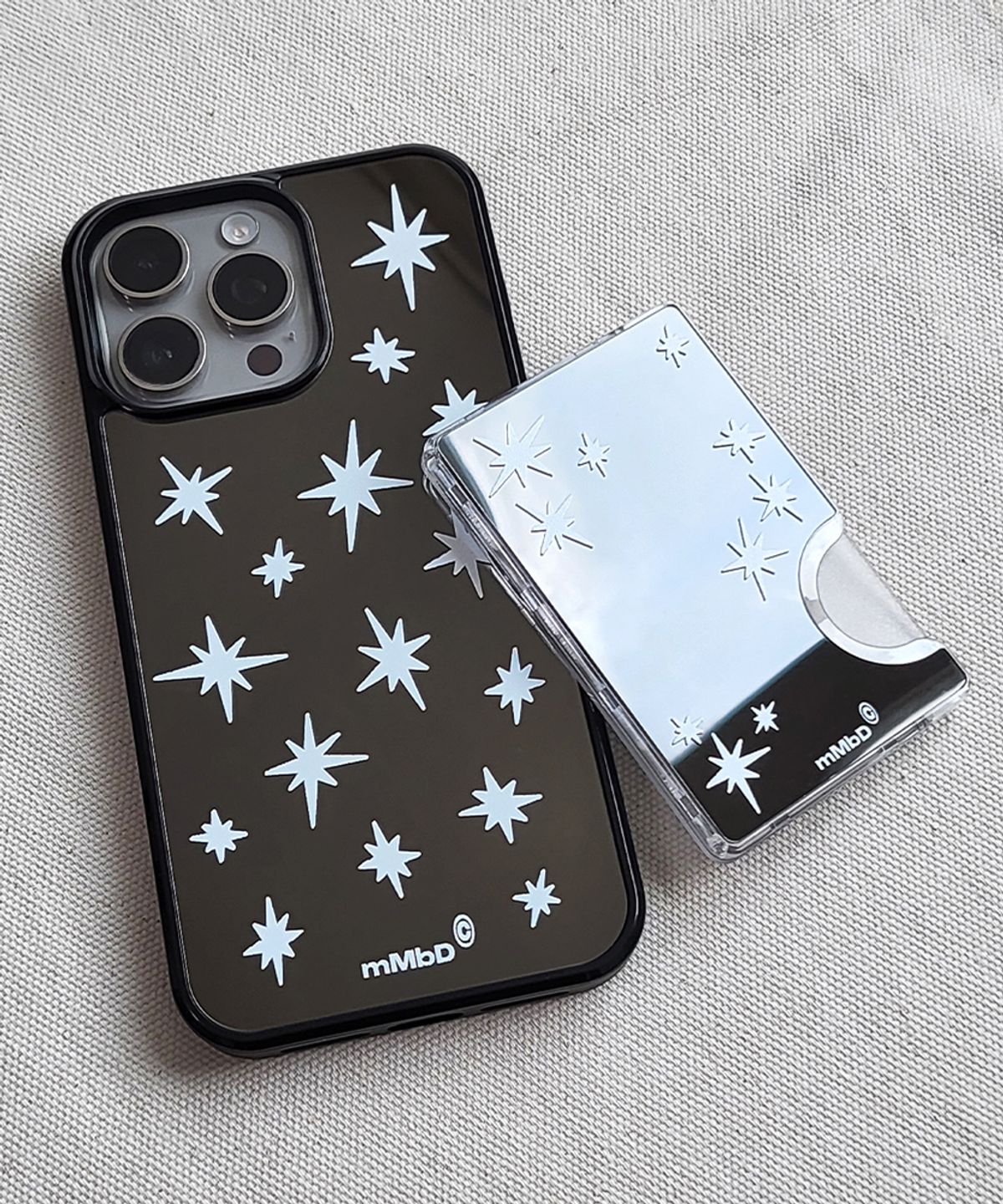 메모리즈바운더리(MEMORIESBOUNDARY) Stellar Scatter MagSafe Card Wallet WH (BlackMirror)