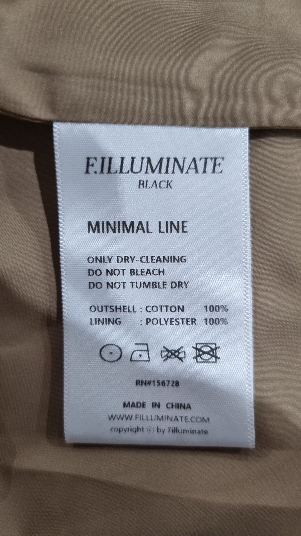 필루미네이트 블랙(FILLUMINATE BLACK) 봄 가을 코트 2XL