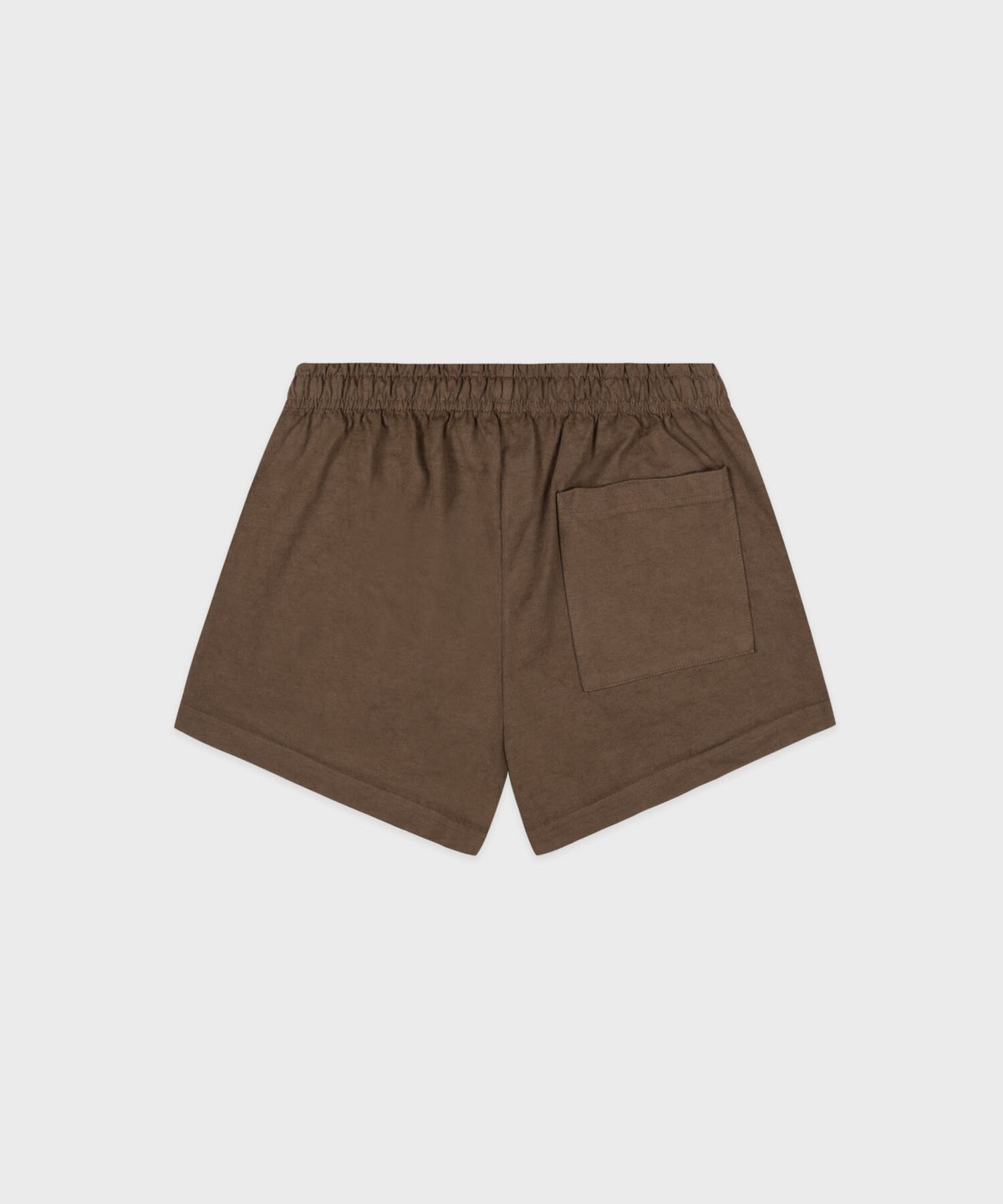 스포티앤리치(SPORTY&RICH) NY 크레스트 자수 디스코 쇼츠 - 샌드 R263AW7025