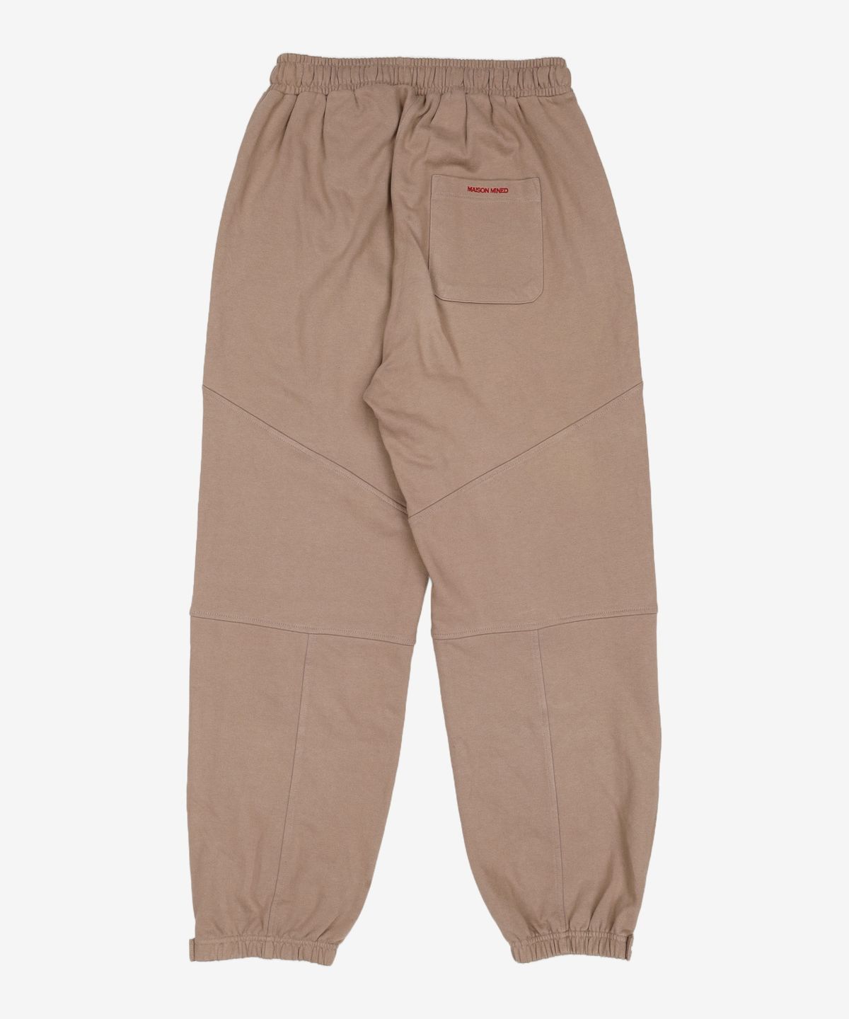 메종미네드(MAISON MINED) (THE LION KING)SMALL LOGO JOGGER PANTS DUSTY BEIGE 50