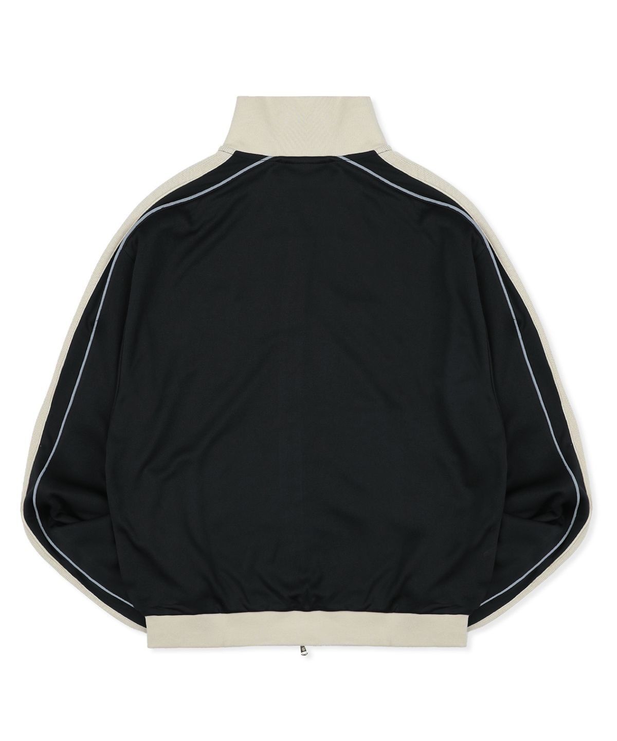 엑스톤즈(XTONZ) XJ140 슬림핏 아플리케 파이핑 트랙 집업 (BLACK)