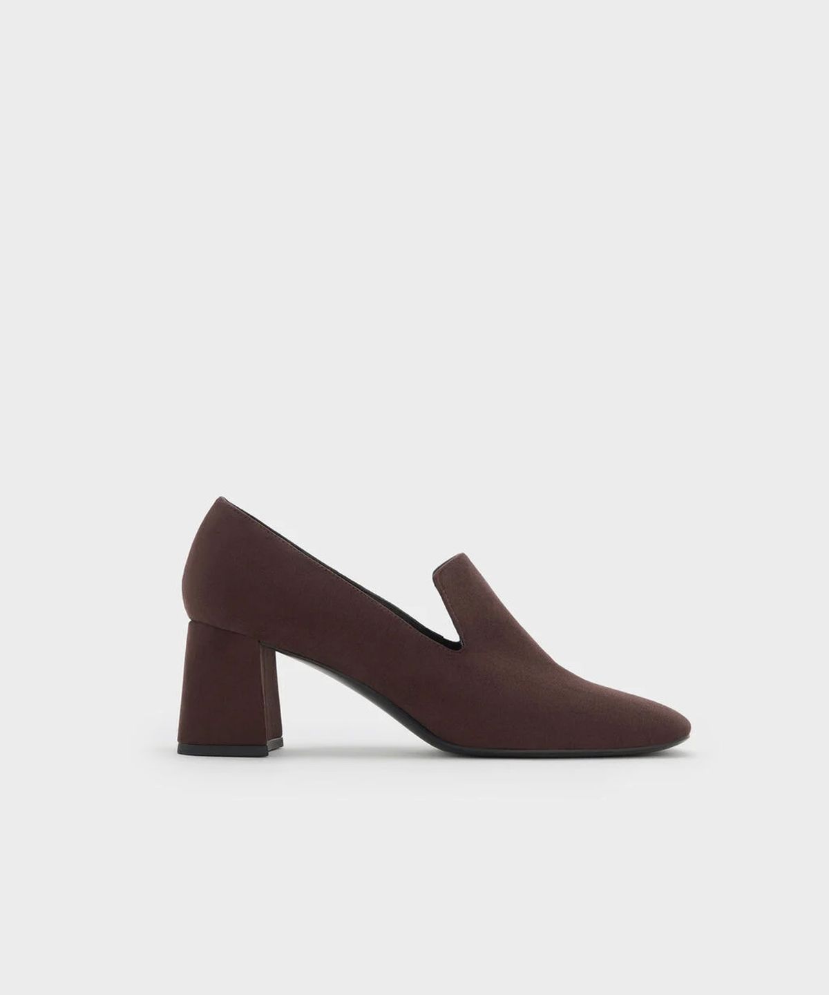 찰스앤키스(CHARLES & KEITH) 스퀘어 토 블록 힐 로퍼 펌프스 2colors CK1-60920407