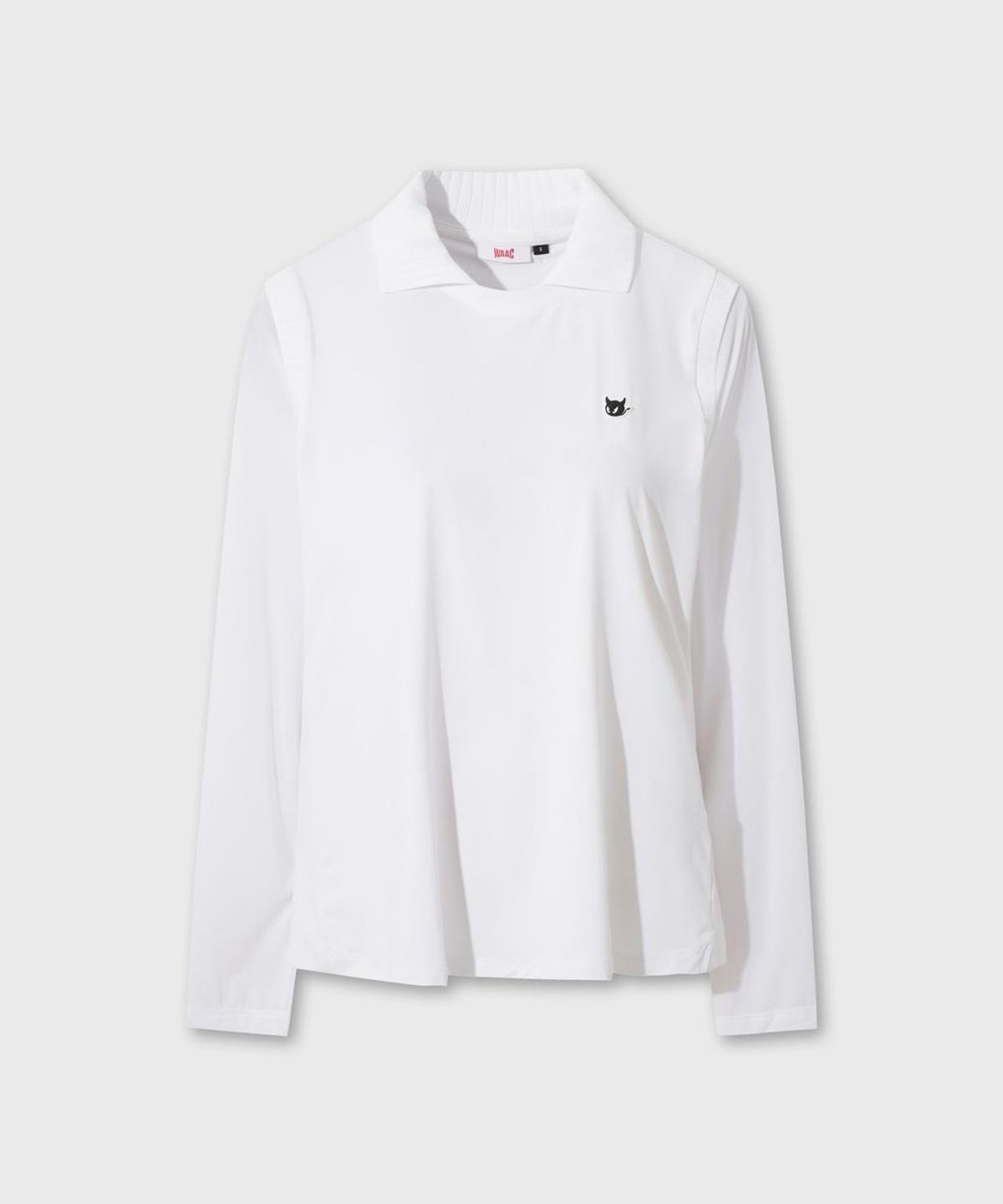 왁(WAAC) Women Cool Sleeve Hybrid Polo WWTBM26300WHX