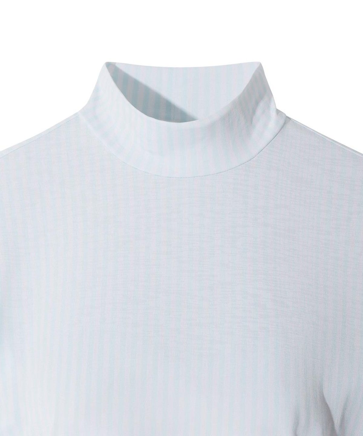 왁(WAAC) Stripe Pattern Highneck Top WWTBM26400MIX