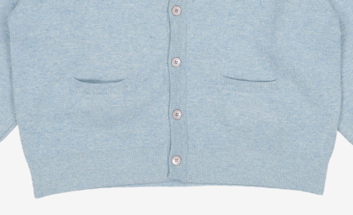 엠엠엘지(MMLG) [Mmlg] L/E COLLEGE CARDIGAN (SKY BLUE) L