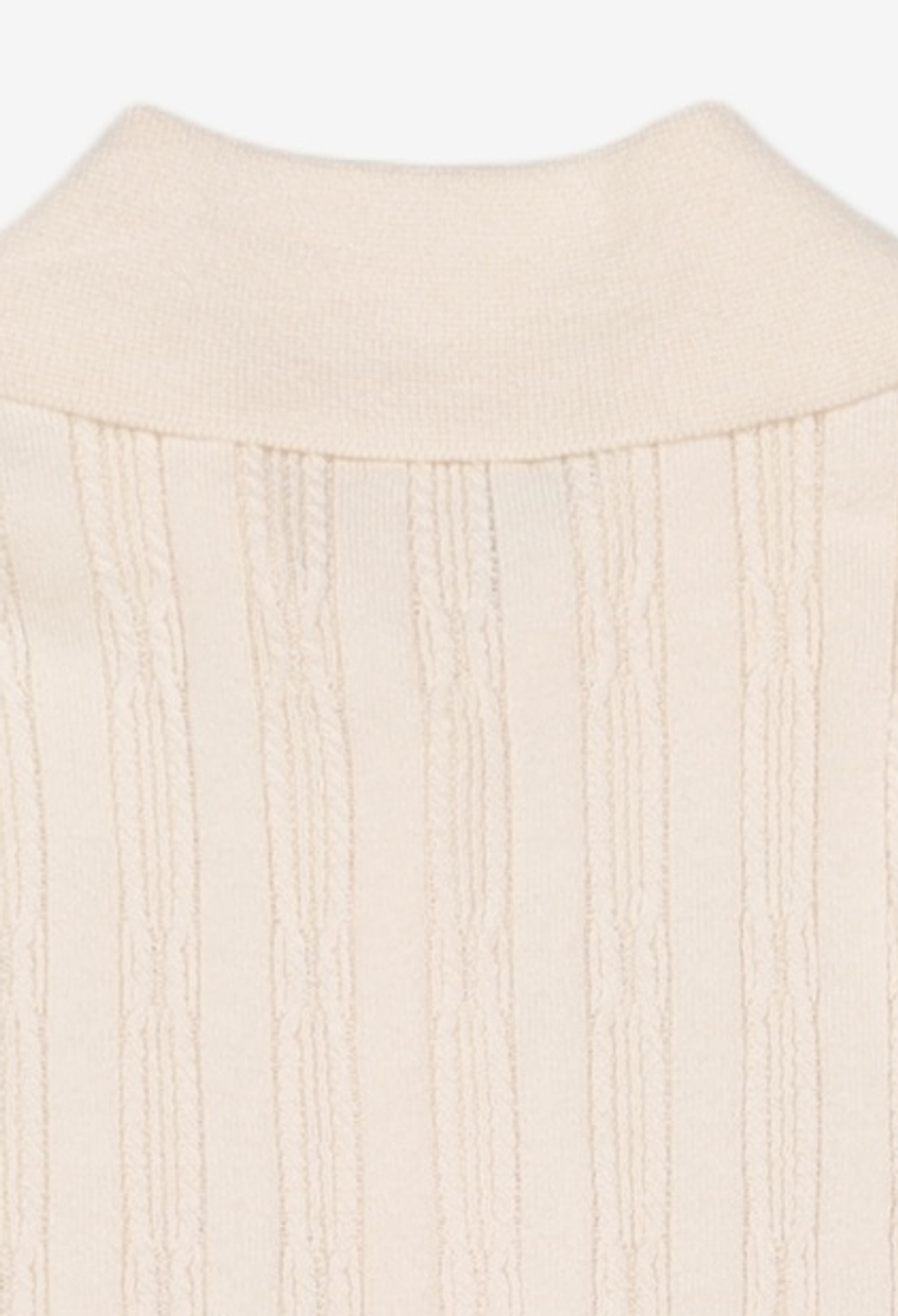 코텔로(KOTELO) Cotton Blended Collar Cardigan  Ivory S