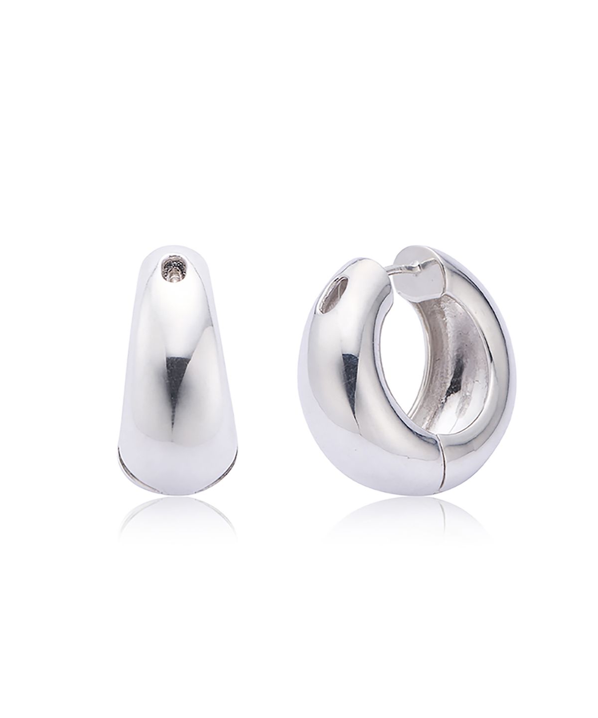 그라스마티네(GRASSE MATINEE) Dome Earrings L Silver