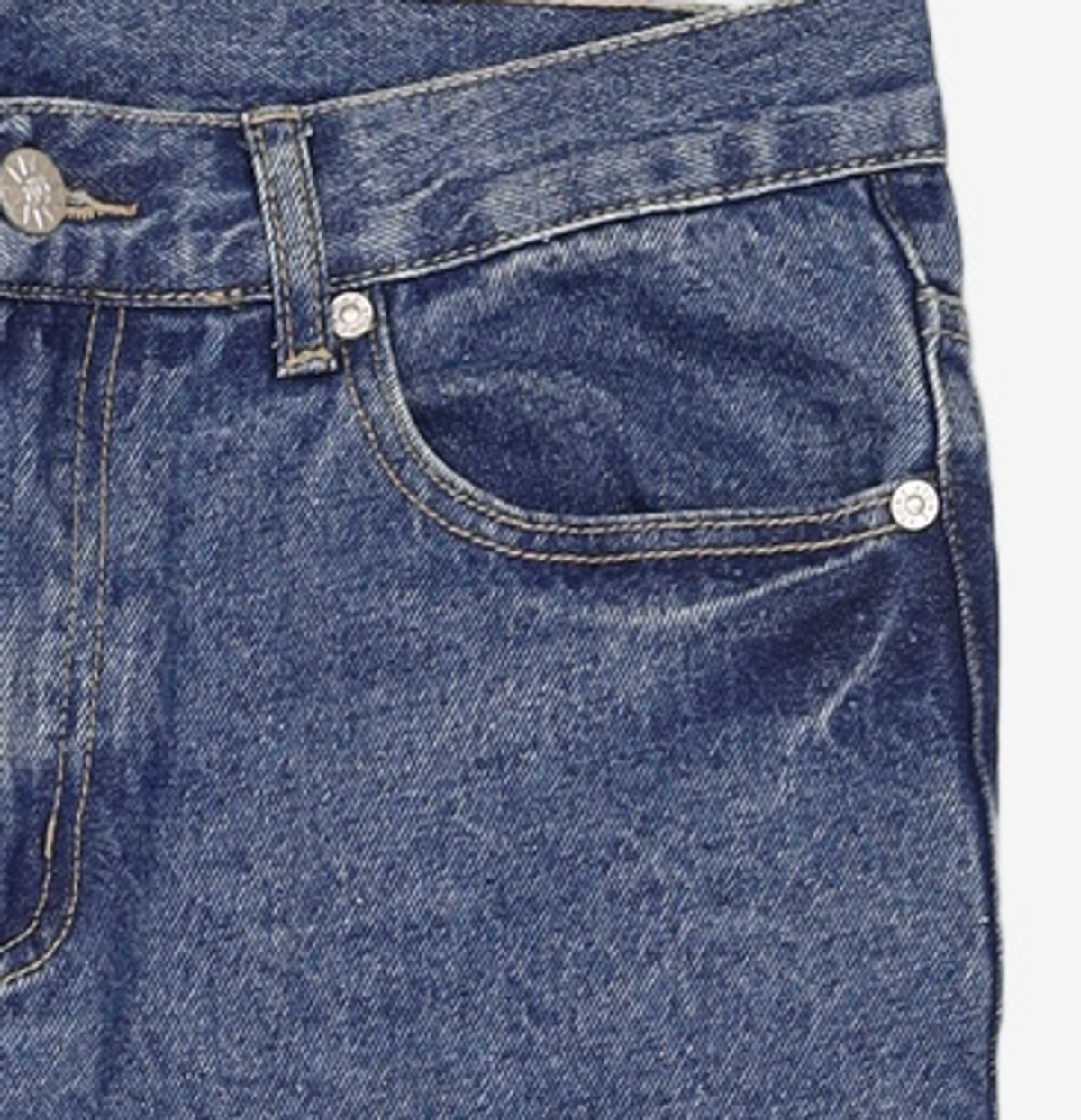 엑스톤즈(XTONZ) XP118 루멘 와이드 데님 팬츠 (DARK BLUE) L