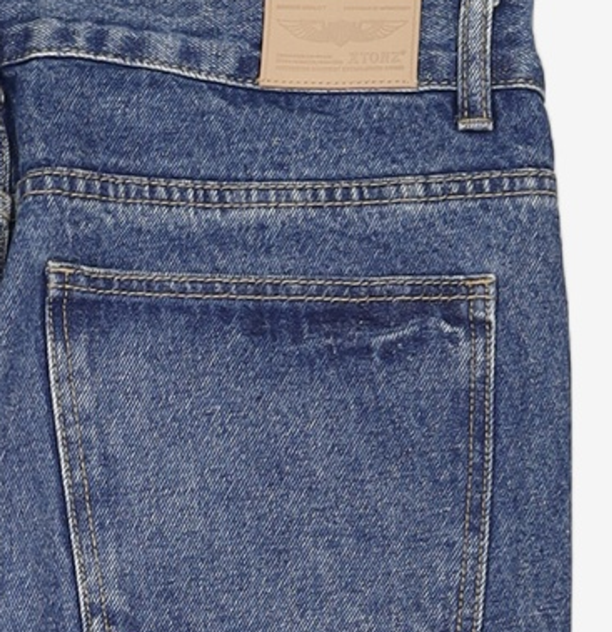 엑스톤즈(XTONZ) XP118 루멘 와이드 데님 팬츠 (DARK BLUE) L