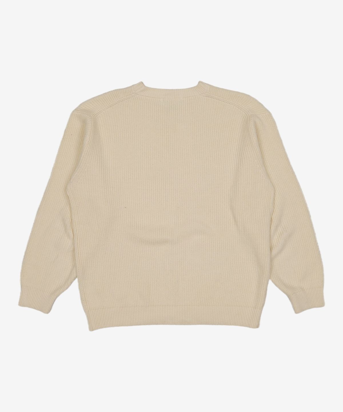 키뮤어(KIIMUIR) 23FW 워셔블 크루넥 니트_클라우드 크림 XL