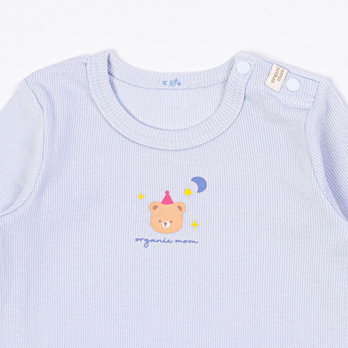 오가닉맘(ORGANICMOM) 네뜨면모달긴소바디수트턱받이세트 MLFLQS03