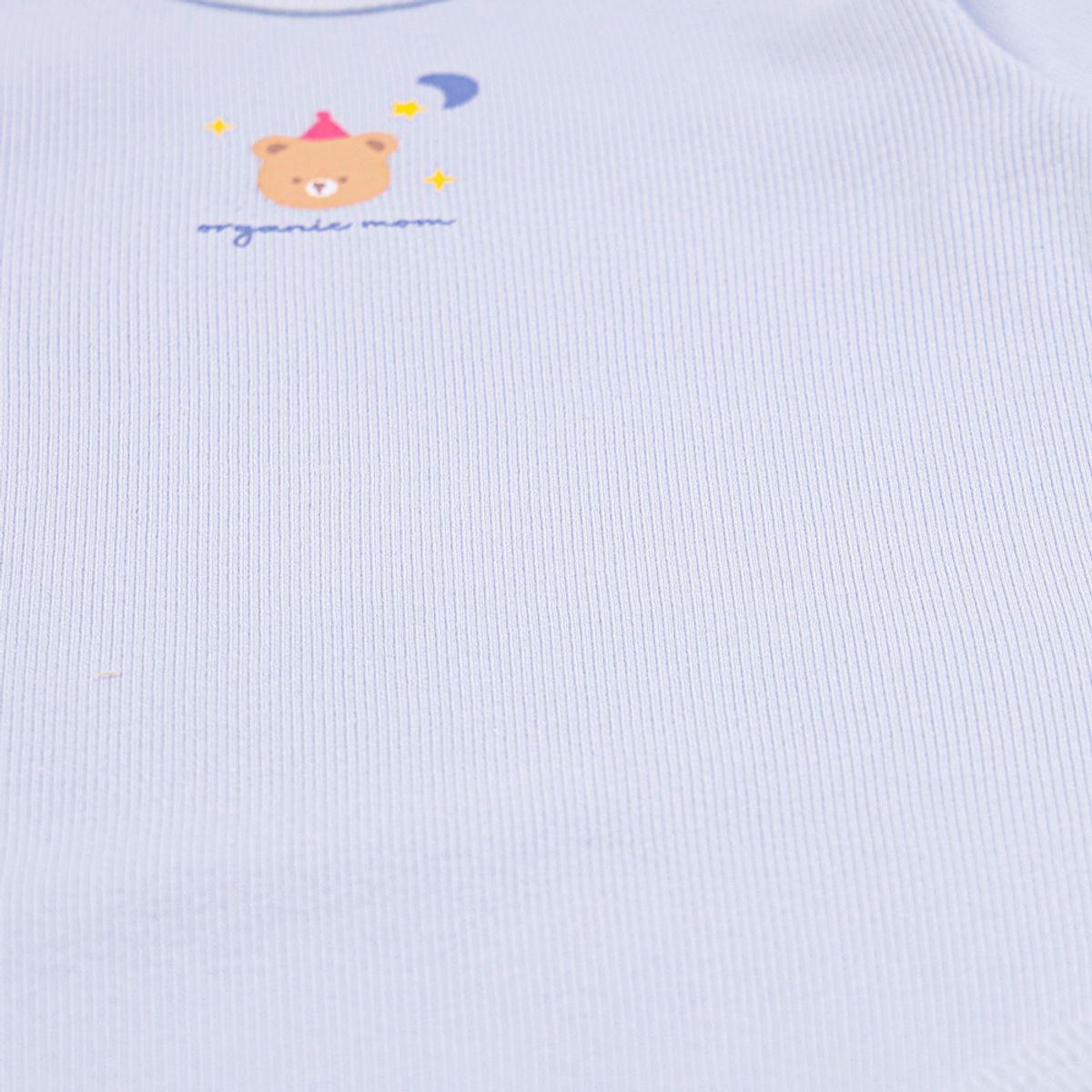 오가닉맘(ORGANICMOM) 네뜨면모달긴소바디수트턱받이세트 MLFLQS03