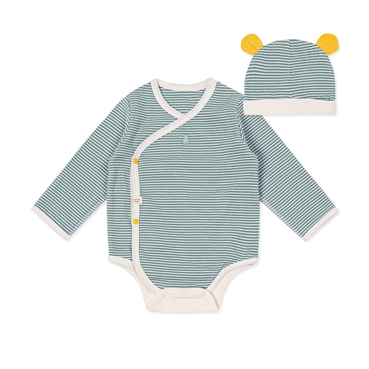 오가닉맘(ORGANICMOM) 토이st배내수트모자세트 MLFNBS07