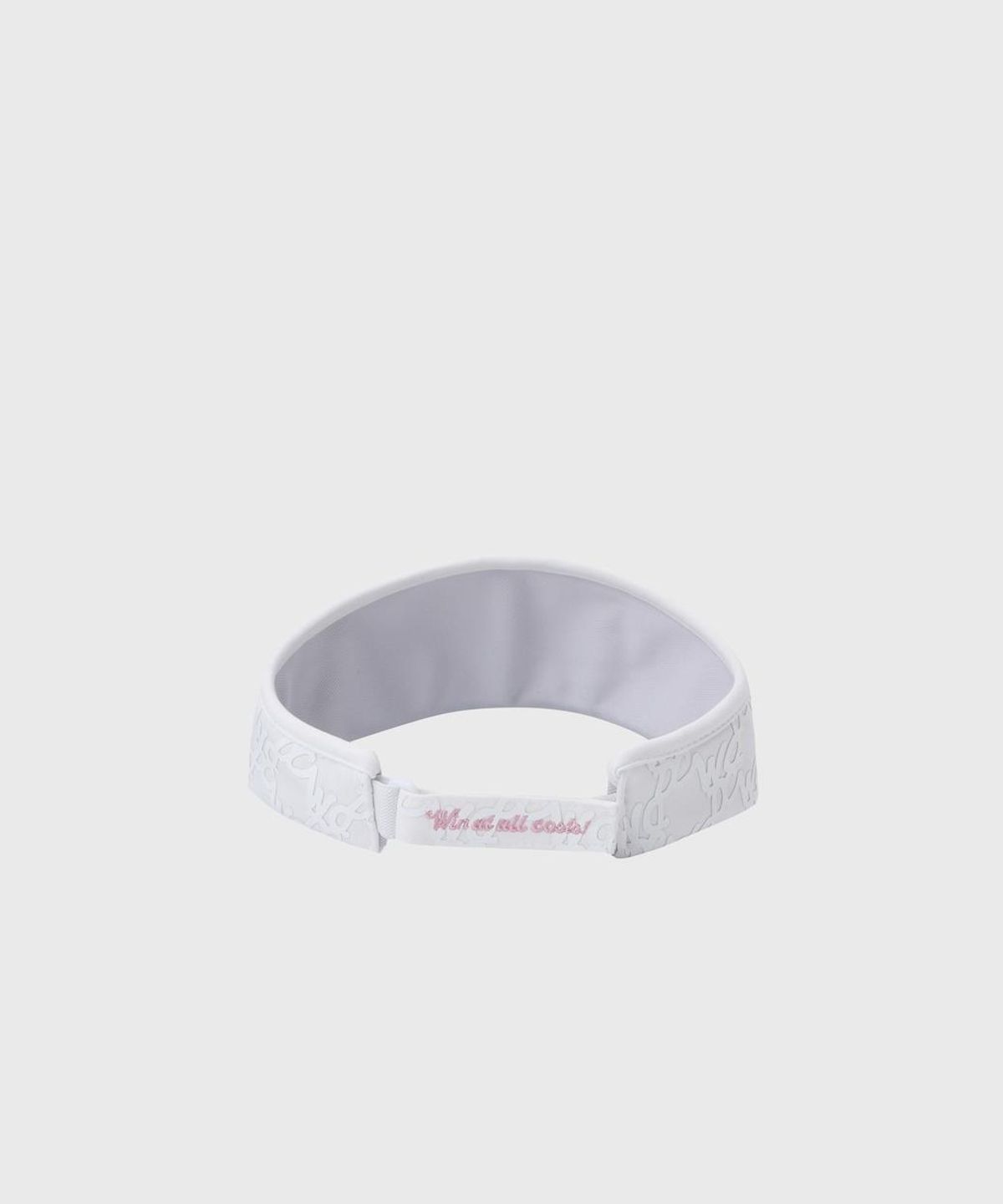 왁(WAAC) Women Logo Pattern Visor WGRCX26315WHX