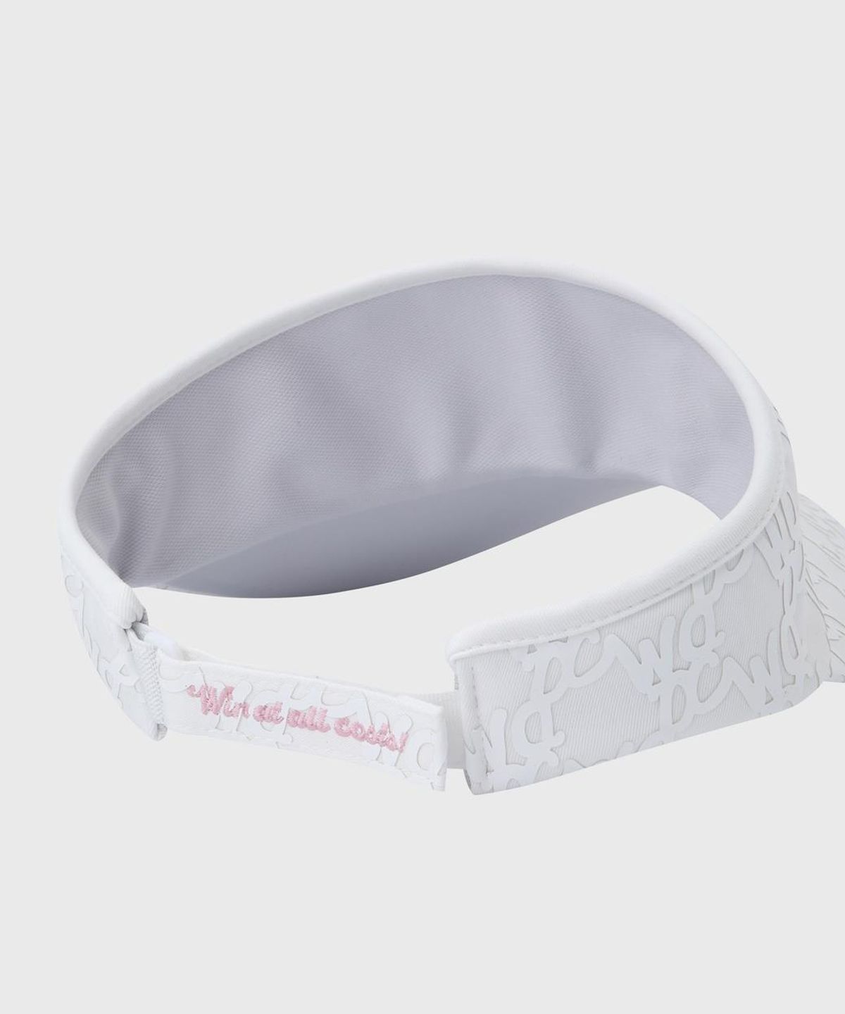 왁(WAAC) Women Logo Pattern Visor WGRCX26315WHX
