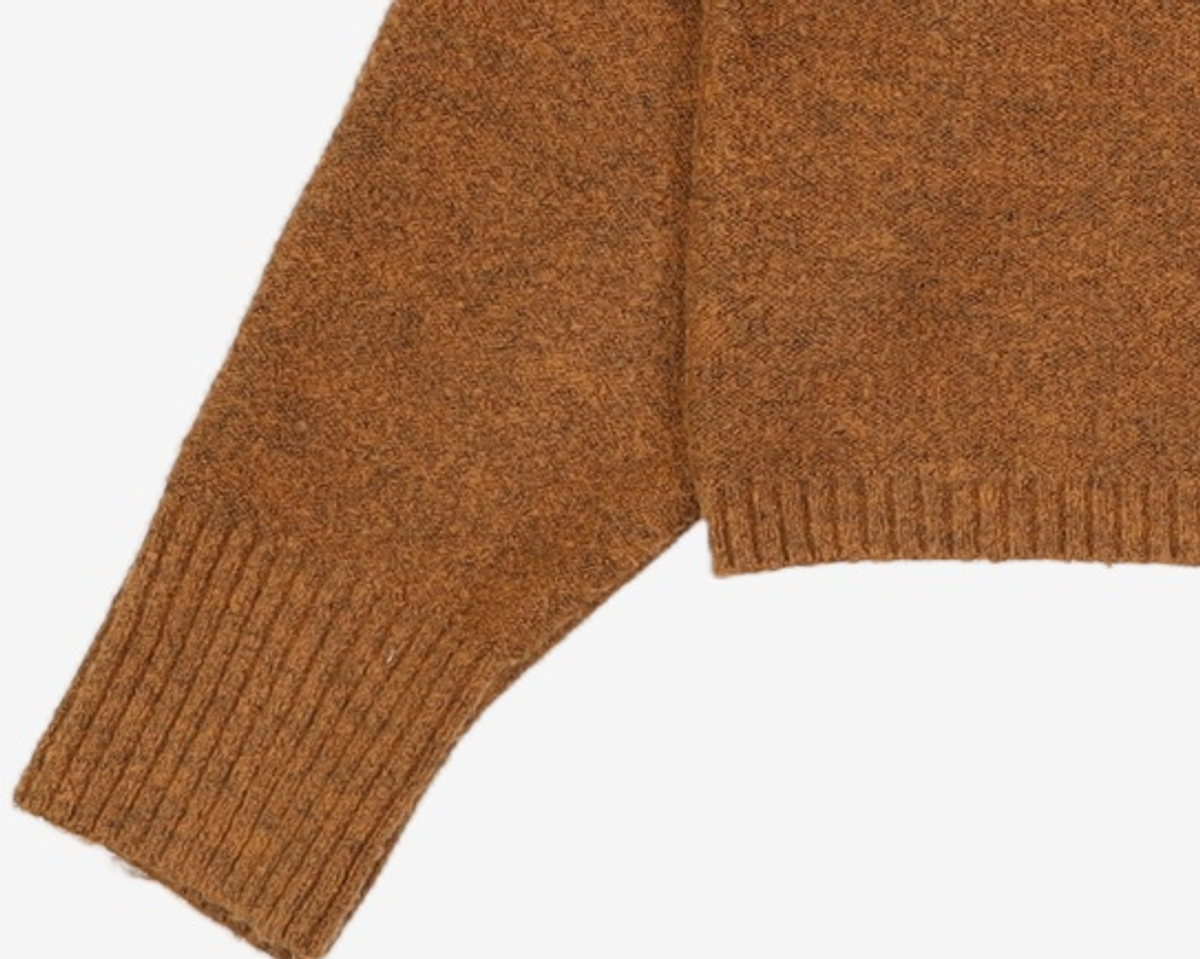 미쏘(MIXXO) 헤어리 크롭 풀오버 MIWKAAV26G S