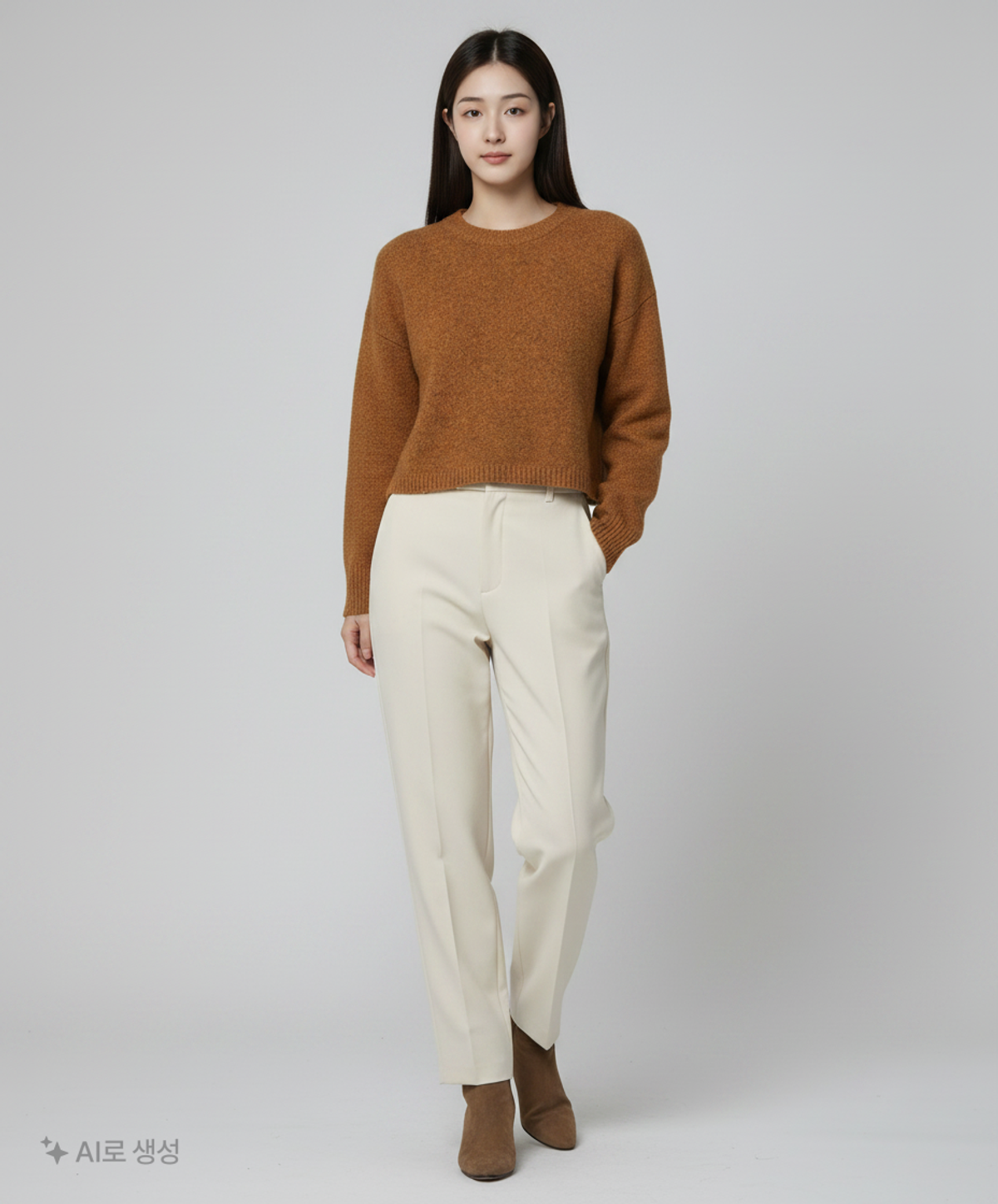 미쏘(MIXXO) 헤어리 크롭 풀오버 MIWKAAV26G S