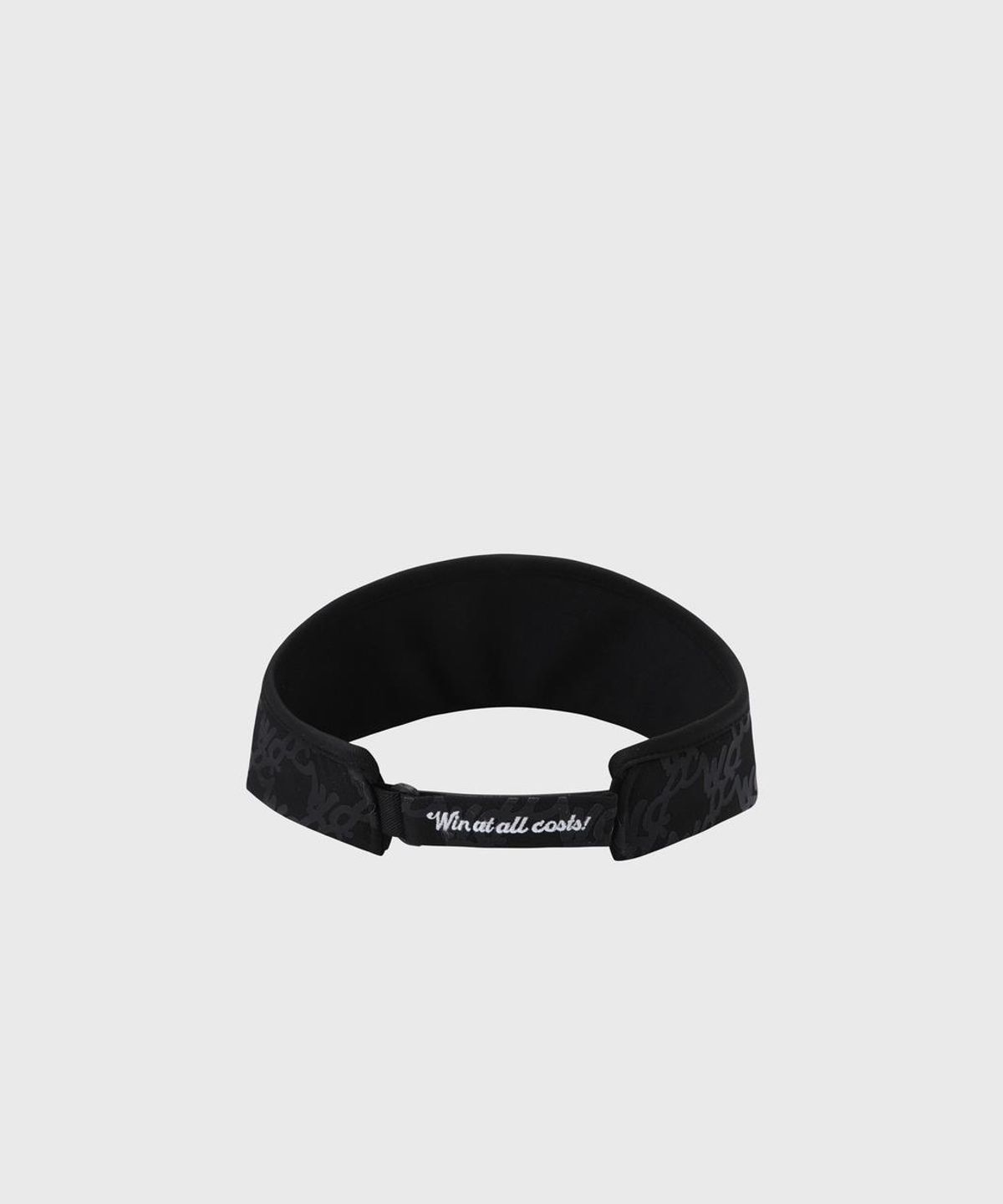 왁(WAAC) Women Logo Pattern Visor WGRCX26315BKX