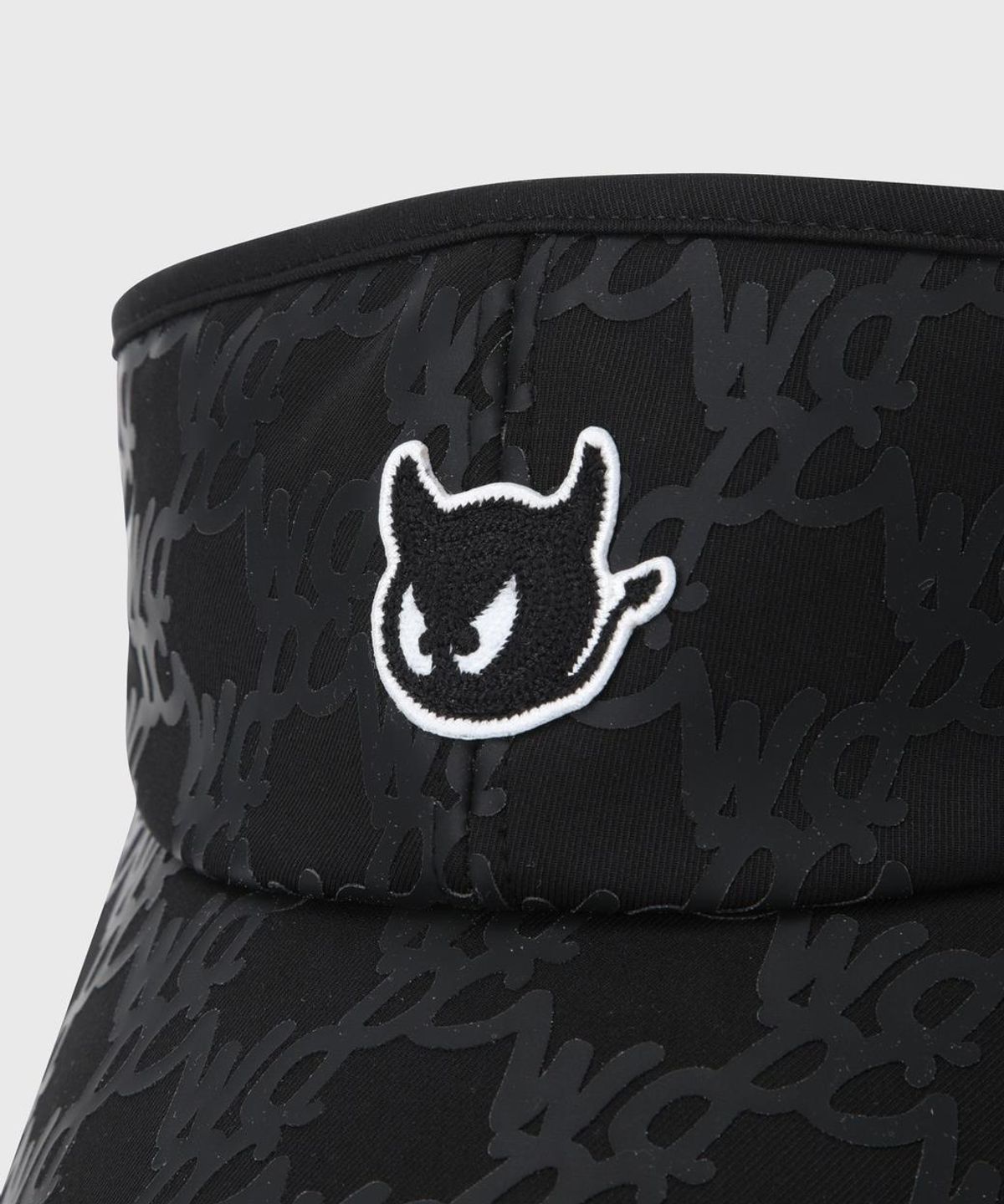 왁(WAAC) Women Logo Pattern Visor WGRCX26315BKX