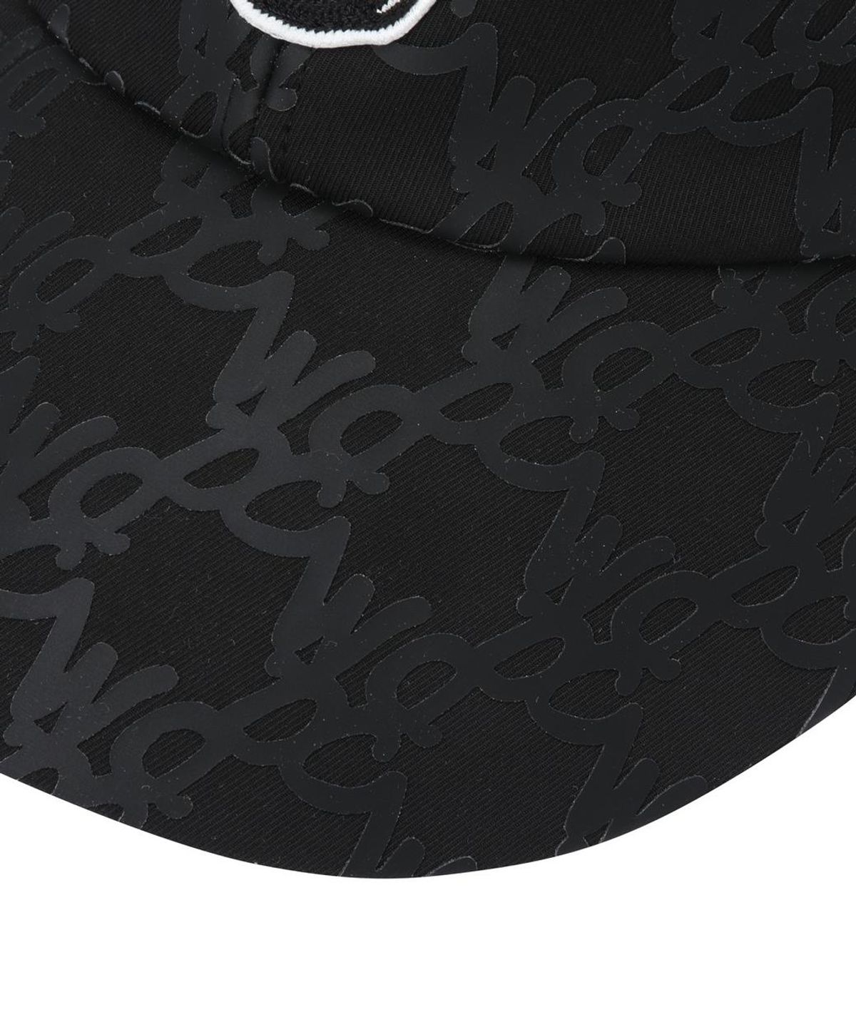 왁(WAAC) Women Logo Pattern Visor WGRCX26315BKX