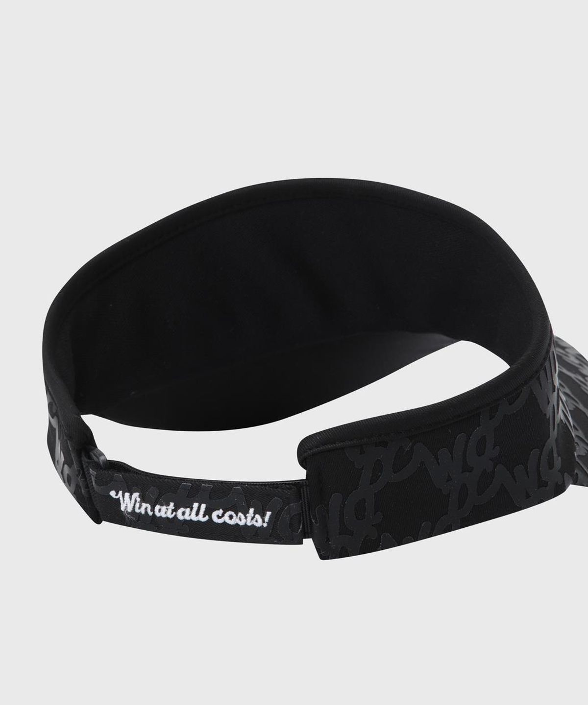 왁(WAAC) Women Logo Pattern Visor WGRCX26315BKX