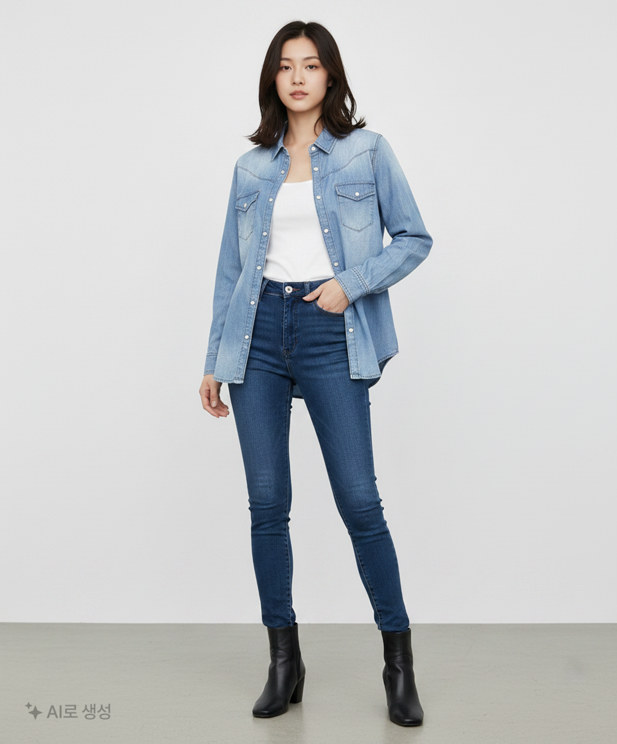 디자인 유나이티드(DESIGN UNITED) 캐주얼 셔츠 90