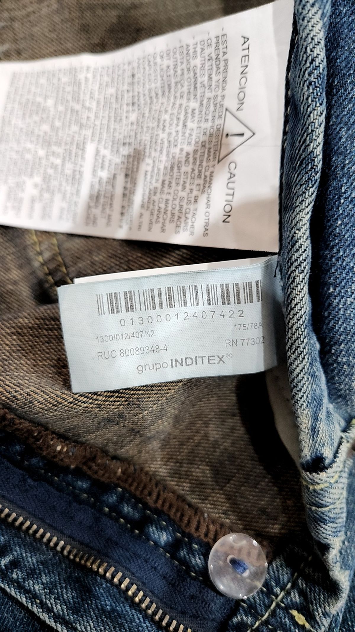 자라(ZARA) 청/데님 팬츠 42