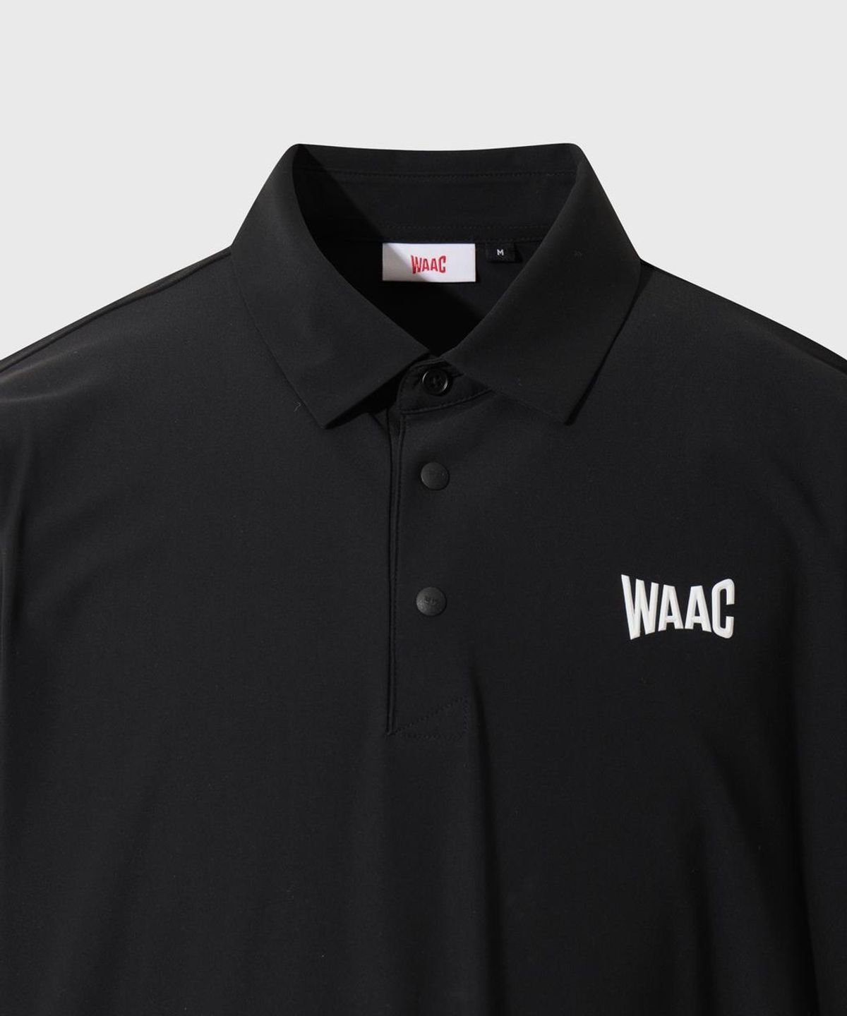 왁(WAAC) WAAC Logo Basic Cool Polo WMTBM26400BKX