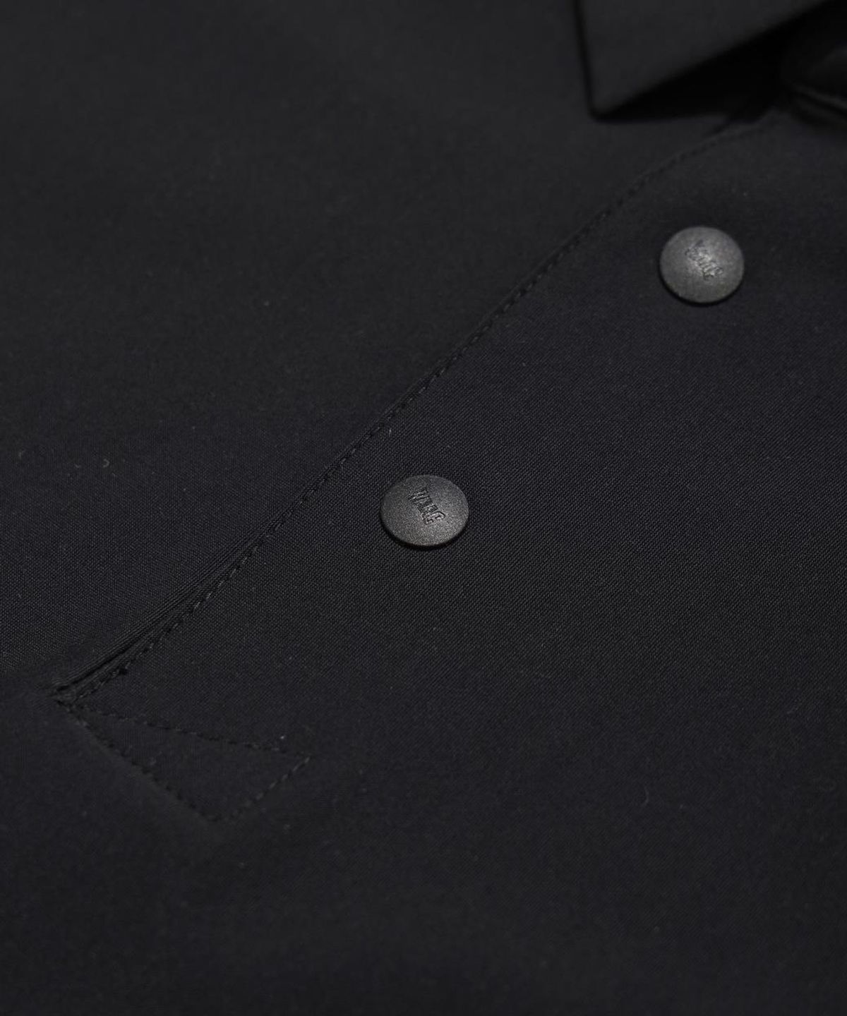 왁(WAAC) WAAC Logo Basic Cool Polo WMTBM26400BKX