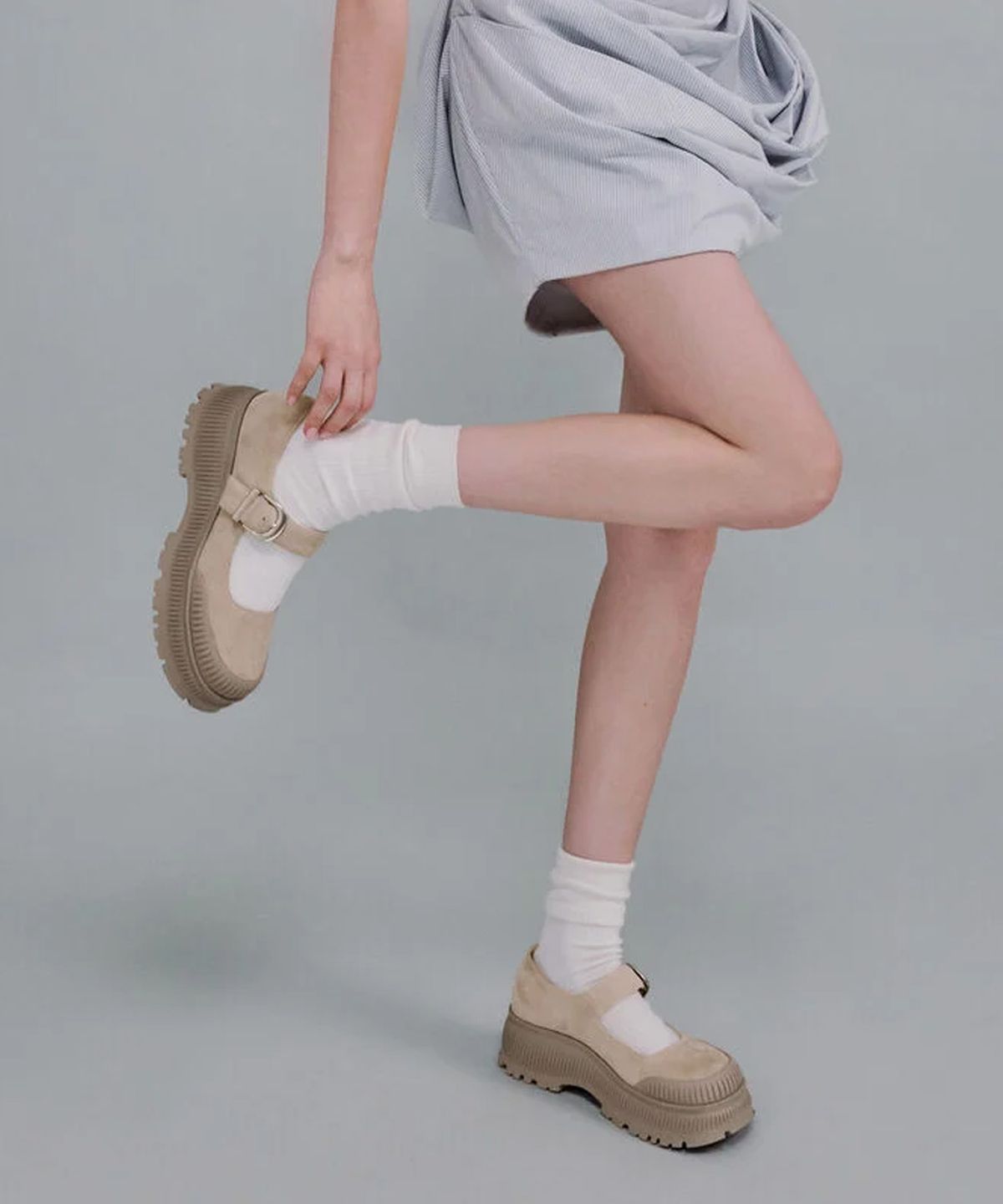 찰스앤키스(CHARLES & KEITH) 다라 리지드-솔 플랫폼 메리제인 3colors CK1-70920199