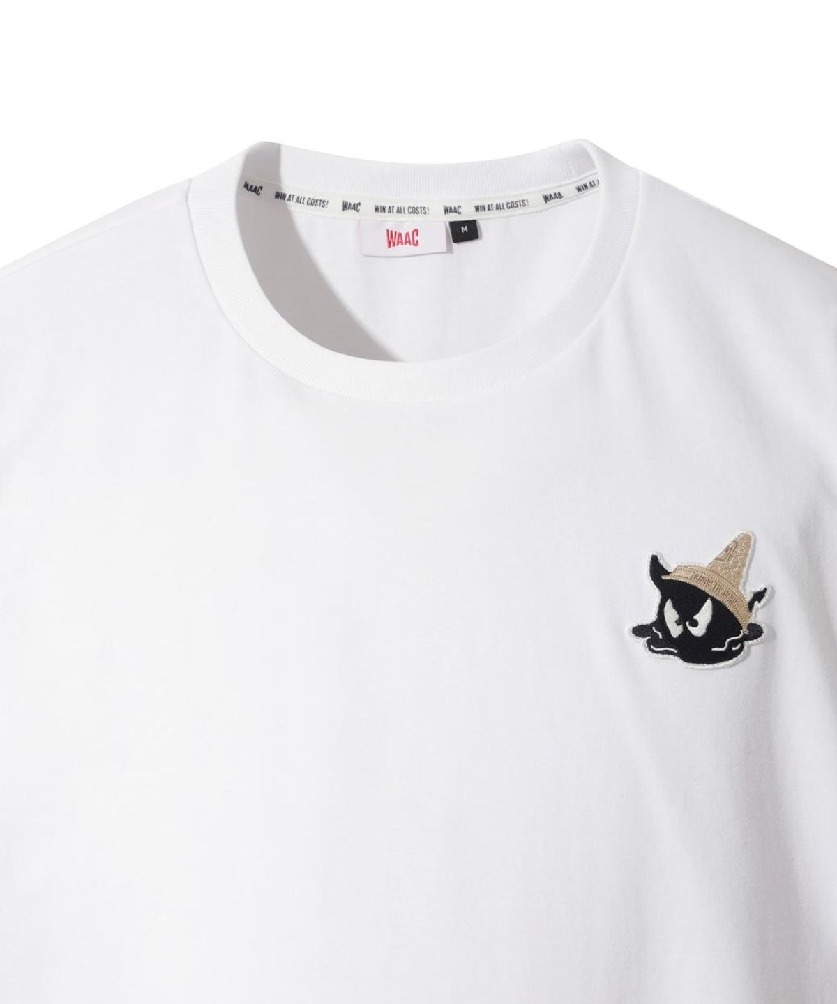 왁(WAAC) Uni WAACKY Crewneck T-shirts WMTCM26502WHX