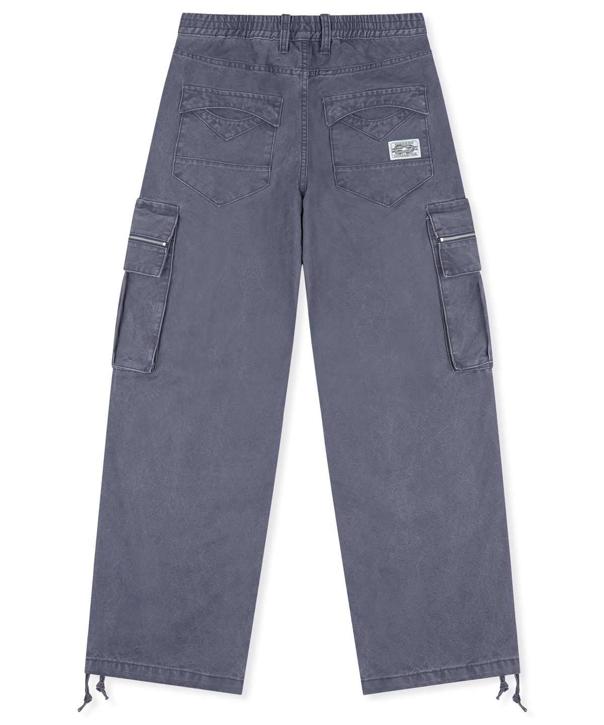 엑스톤즈(XTONZ) XP344 스택 루즈핏 워싱 코튼 카고 팬츠 (NAVY)