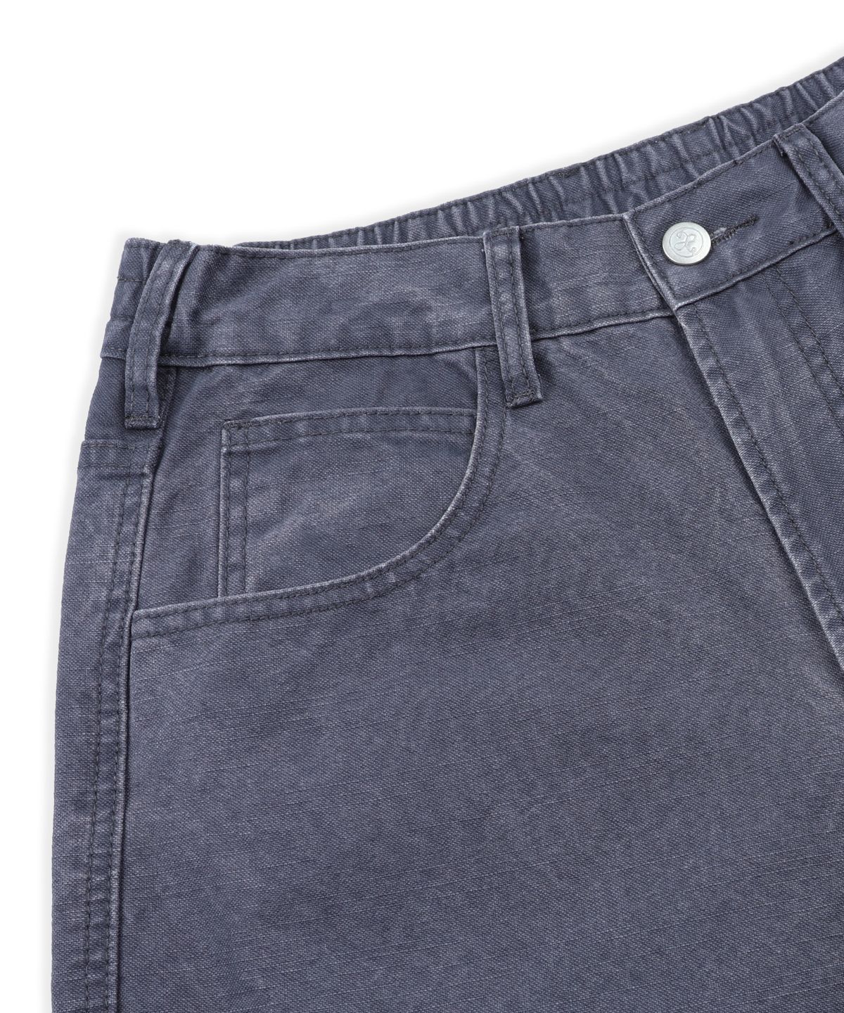 엑스톤즈(XTONZ) XP344 스택 루즈핏 워싱 코튼 카고 팬츠 (NAVY)