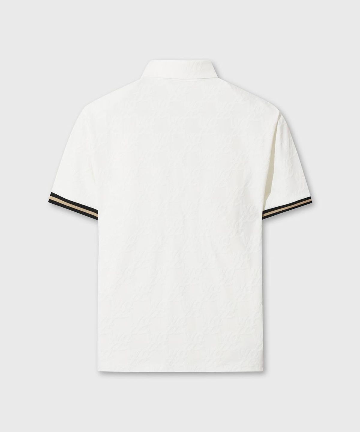 왁(WAAC) Men WAACKY Jacquard Polo WMTCM26500WHX