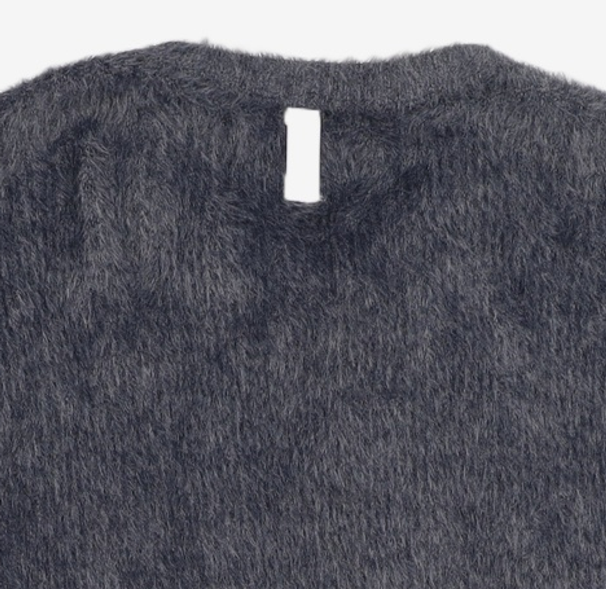 노매뉴얼(NOMANUAL) CROPPED HAIRY KNIT - DUSK M