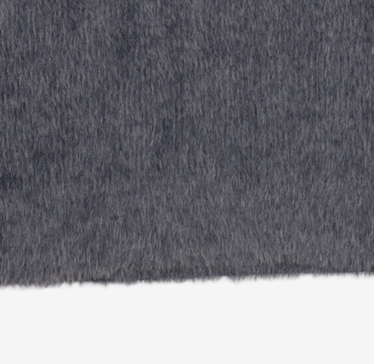 노매뉴얼(NOMANUAL) CROPPED HAIRY KNIT - DUSK M