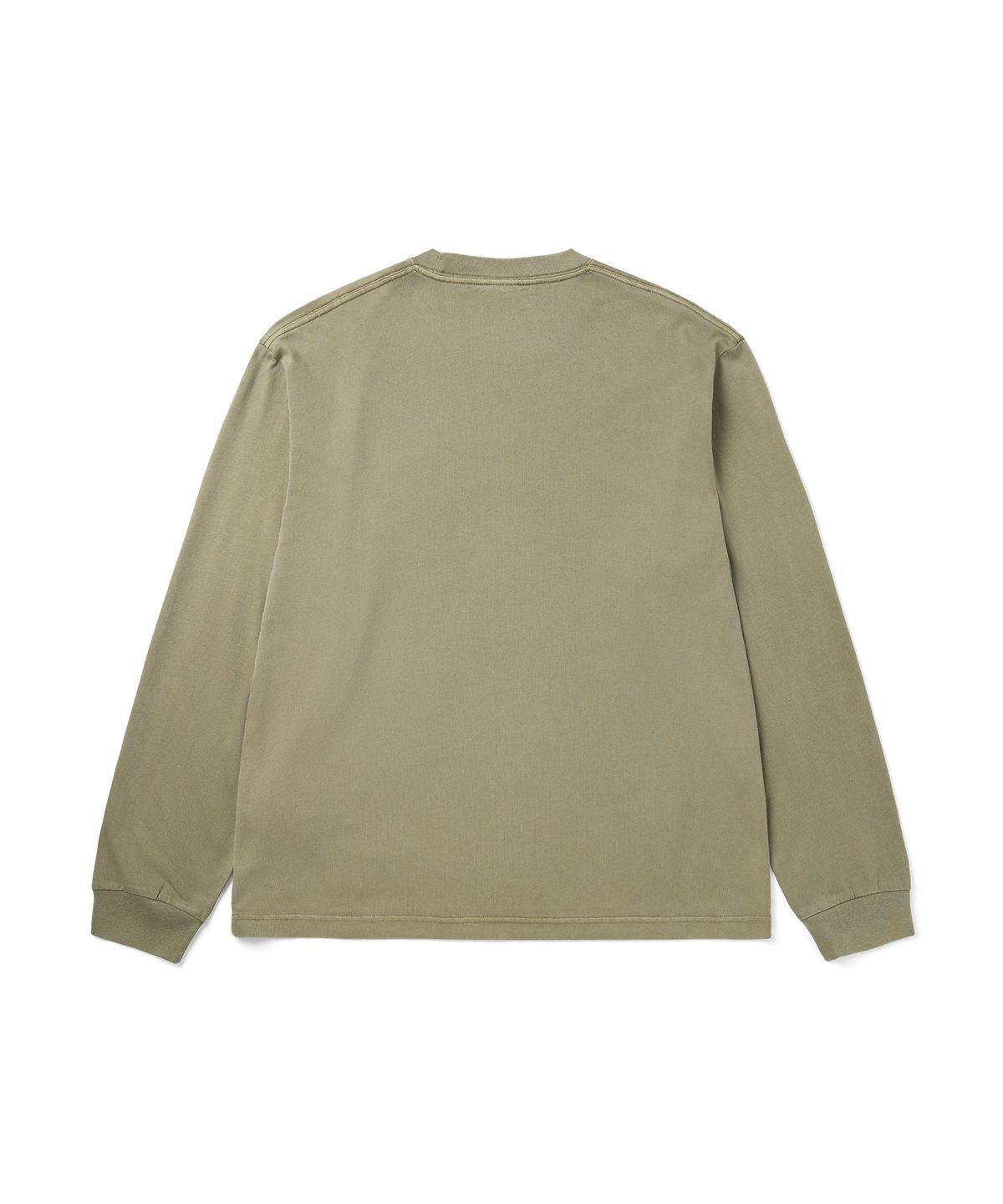 챔피온(CHAMPION) 아치 로고 루즈핏 아플리케 롱슬리브 티셔츠 Beige