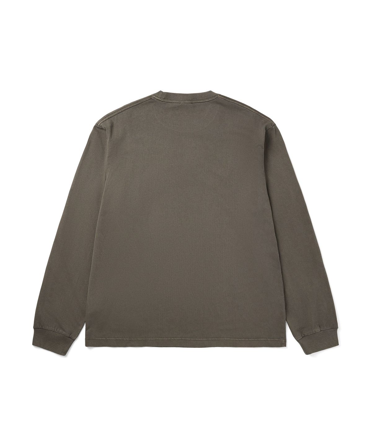 챔피온(CHAMPION) 아치 로고 루즈핏 아플리케 롱슬리브 티셔츠 Brown