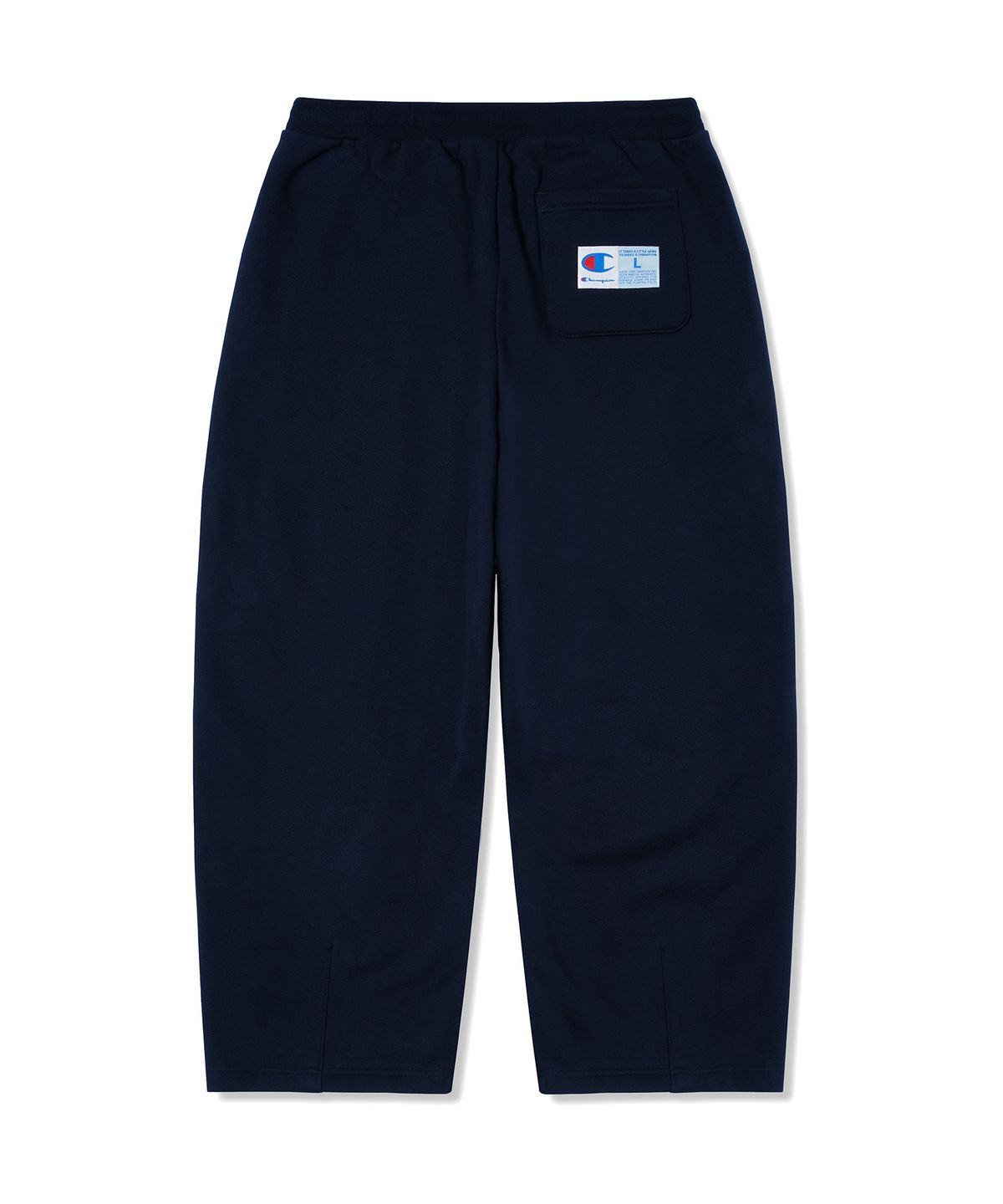 챔피온(CHAMPION) 벌룬핏 조그택 기모 스웨트 팬츠 Navy
