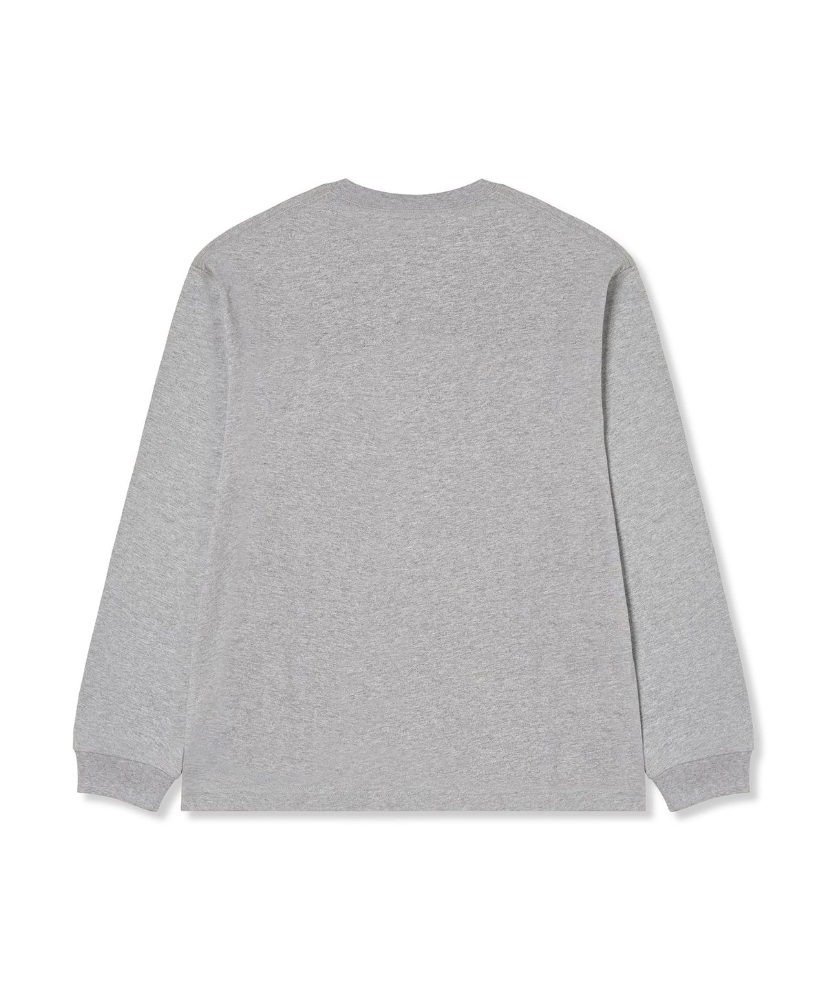 챔피온(CHAMPION) C로고 오버핏 조그택 롱슬리브 티셔츠 Medium Grey