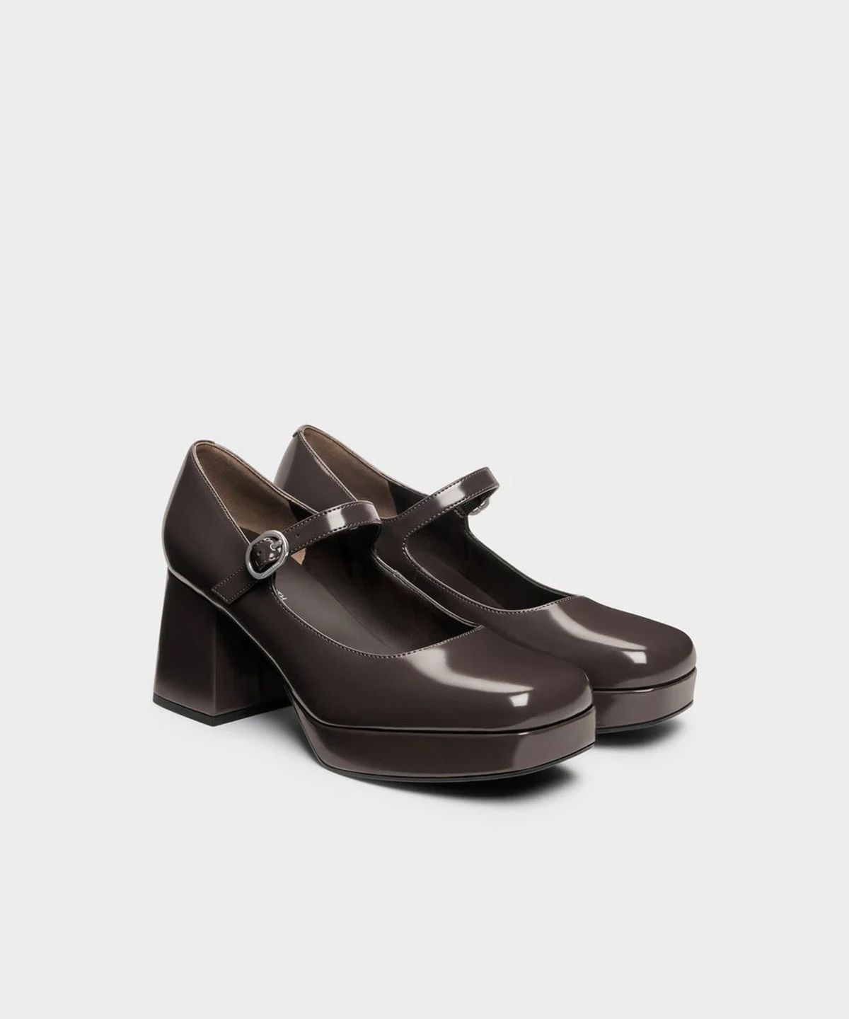 찰스앤키스(CHARLES & KEITH) 플랫폼 블록 힐 메리제인 펌프스 2colors CK1-60580324